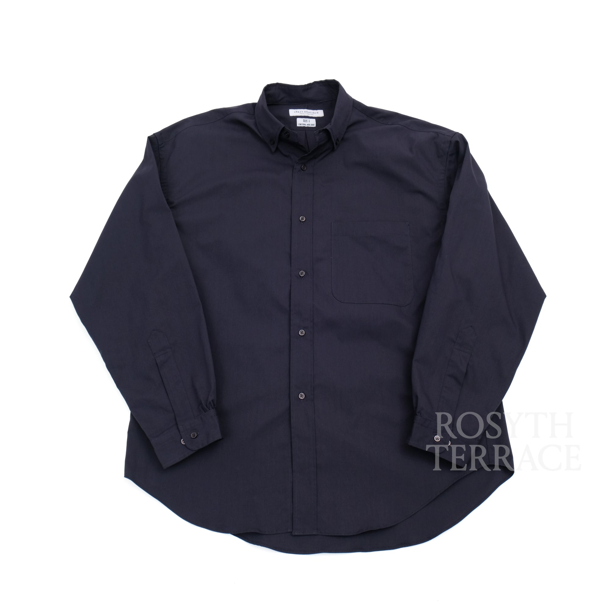 【URBAN RESEARCH / FUNCTIONAL WIDE BD SHIRT / SIZE 1】
