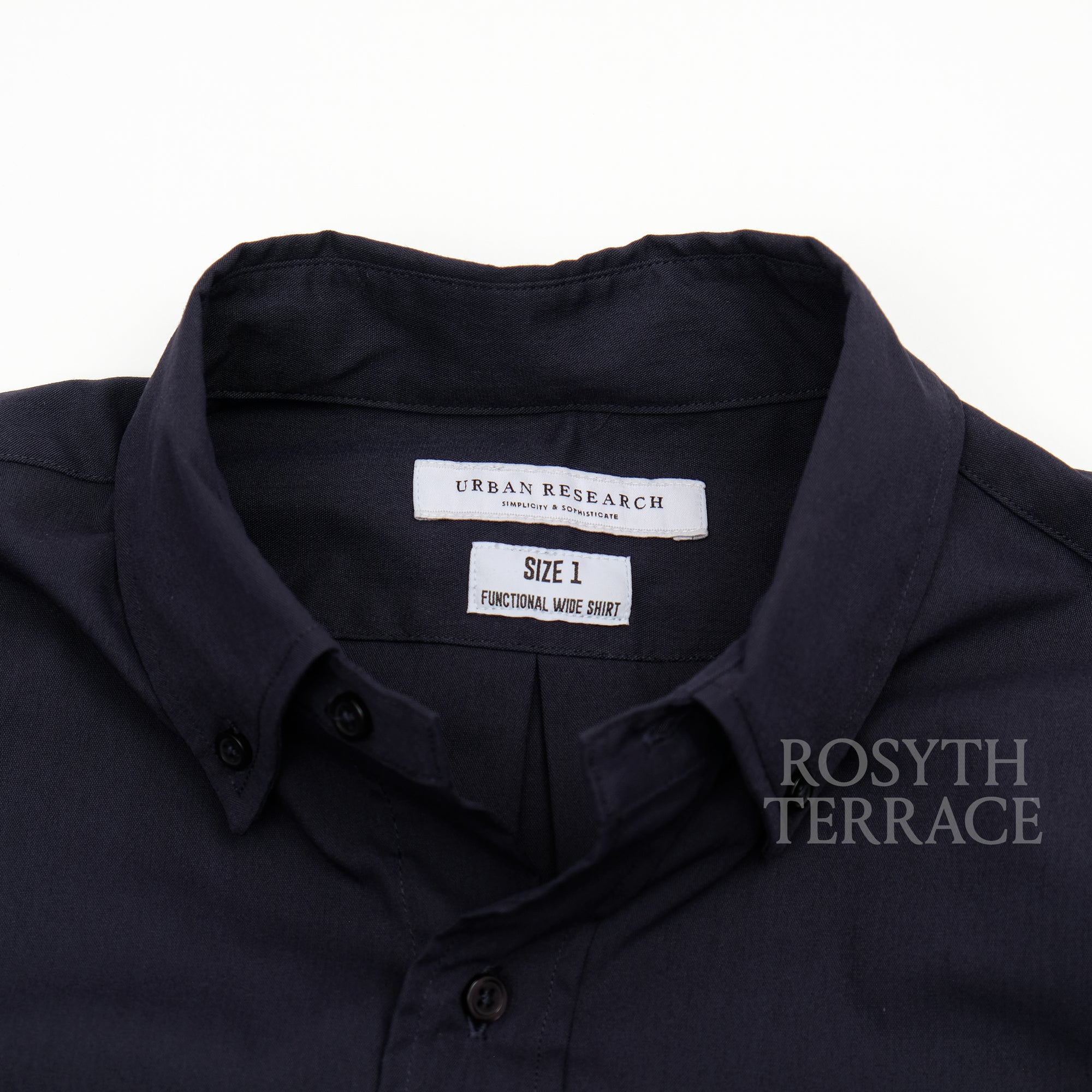 【URBAN RESEARCH / FUNCTIONAL WIDE BD SHIRT / SIZE 1】
