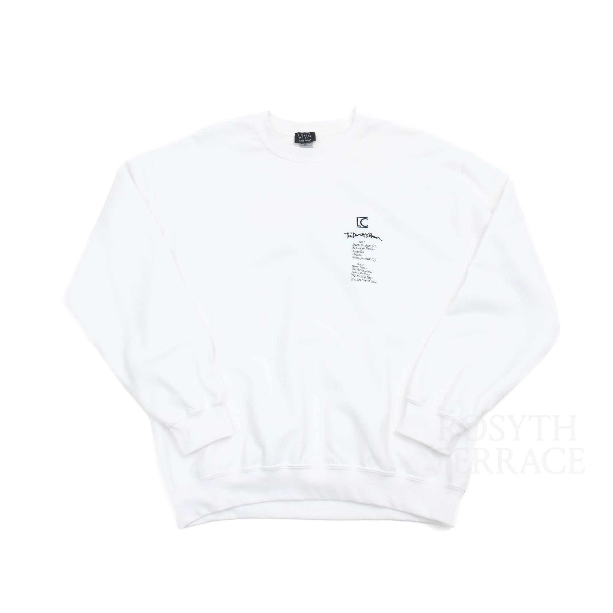 【VIVA STRANGE BOUTIQUE / THE DURUTTI COLUMN “LC” EMB SWEATSHIRT / SIZE L】