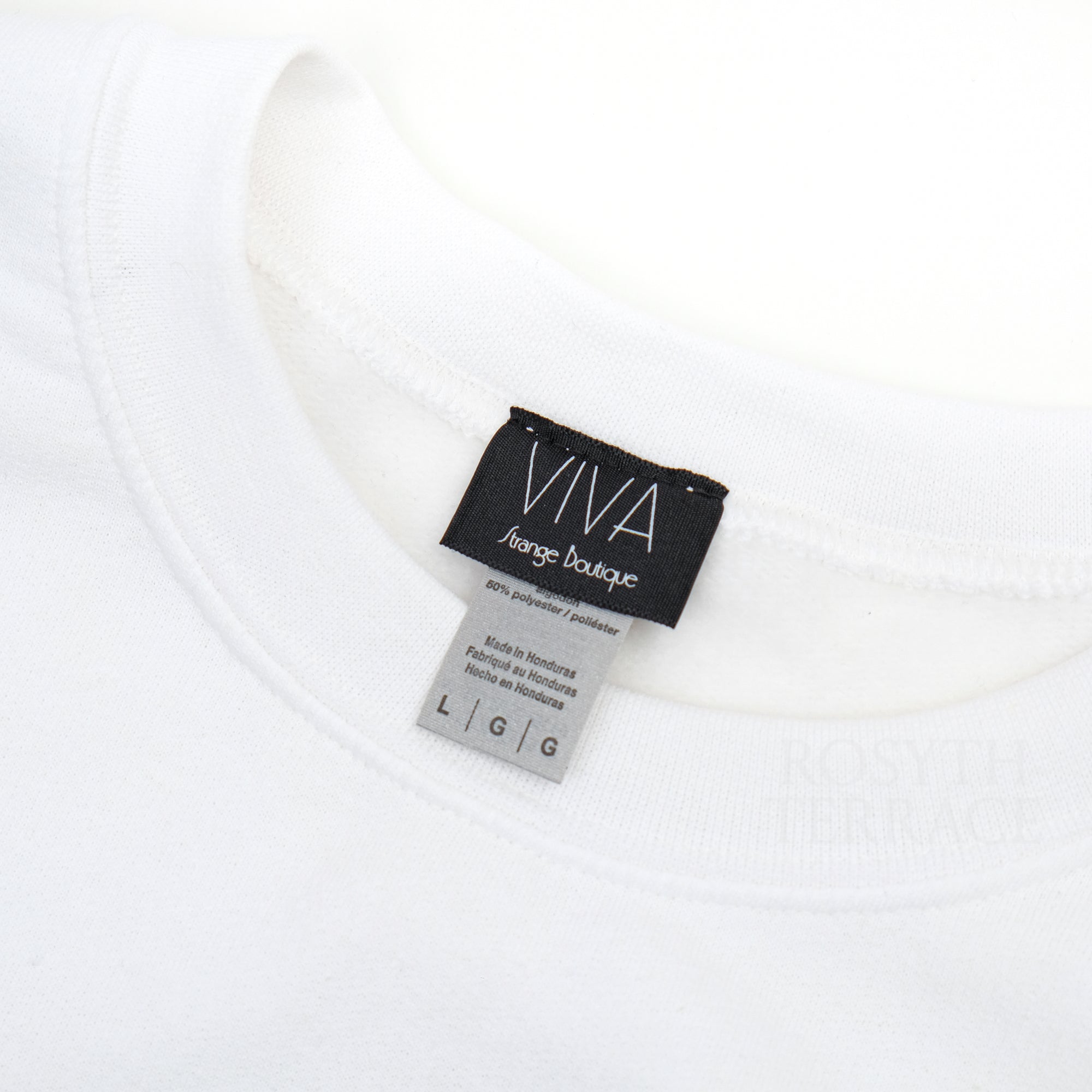 【VIVA STRANGE BOUTIQUE / THE DURUTTI COLUMN “LC” EMB SWEATSHIRT / SIZE L】