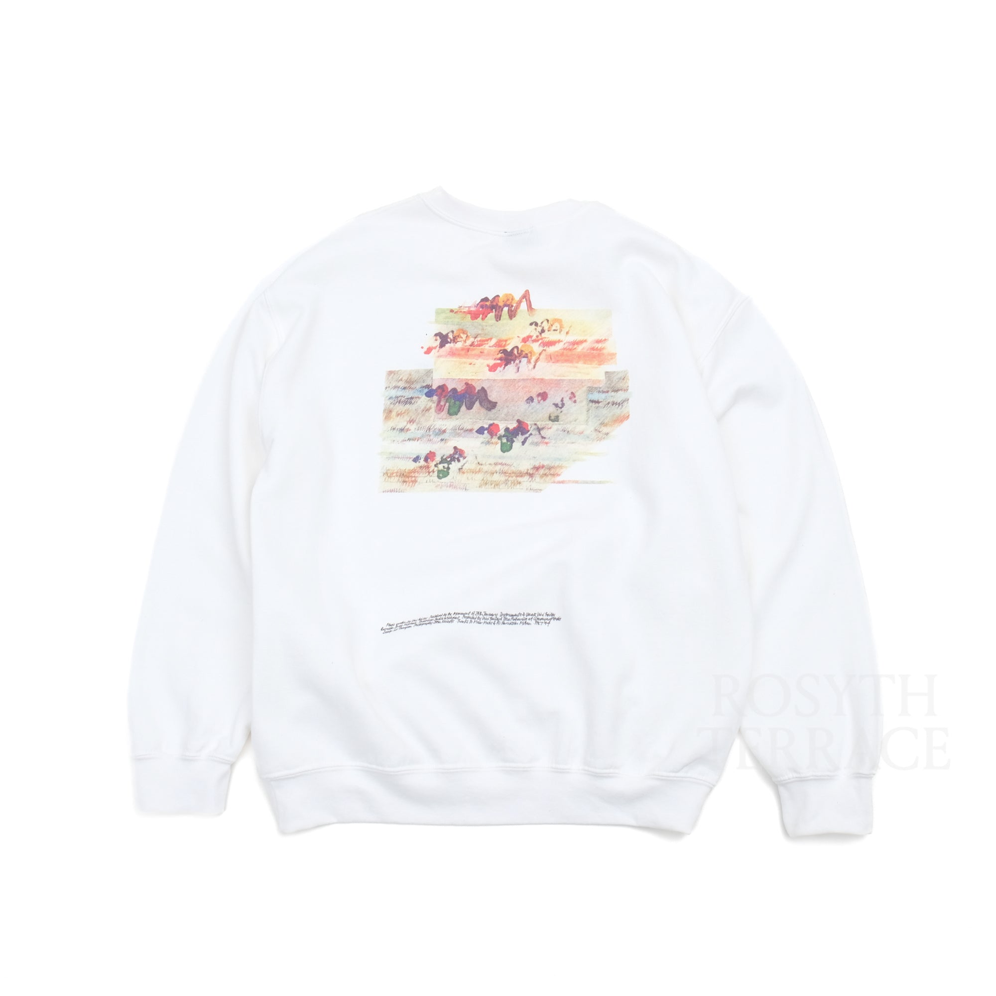 【VIVA STRANGE BOUTIQUE / THE DURUTTI COLUMN “LC” EMB SWEATSHIRT / SIZE L】