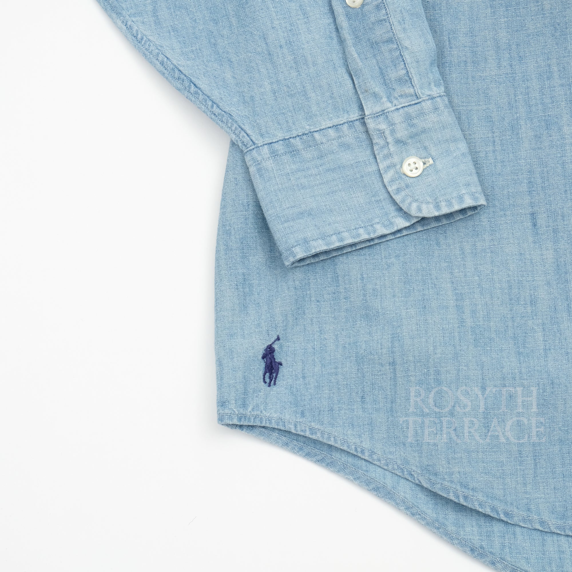 【POLO by Ralph Lauren FOR BEAMS / 'THE BIG FIT' CHAMBRAY SHIRT / SIZE M】