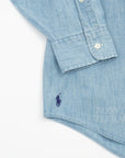 【POLO by Ralph Lauren FOR BEAMS / 'THE BIG FIT' CHAMBRAY SHIRT / SIZE M】
