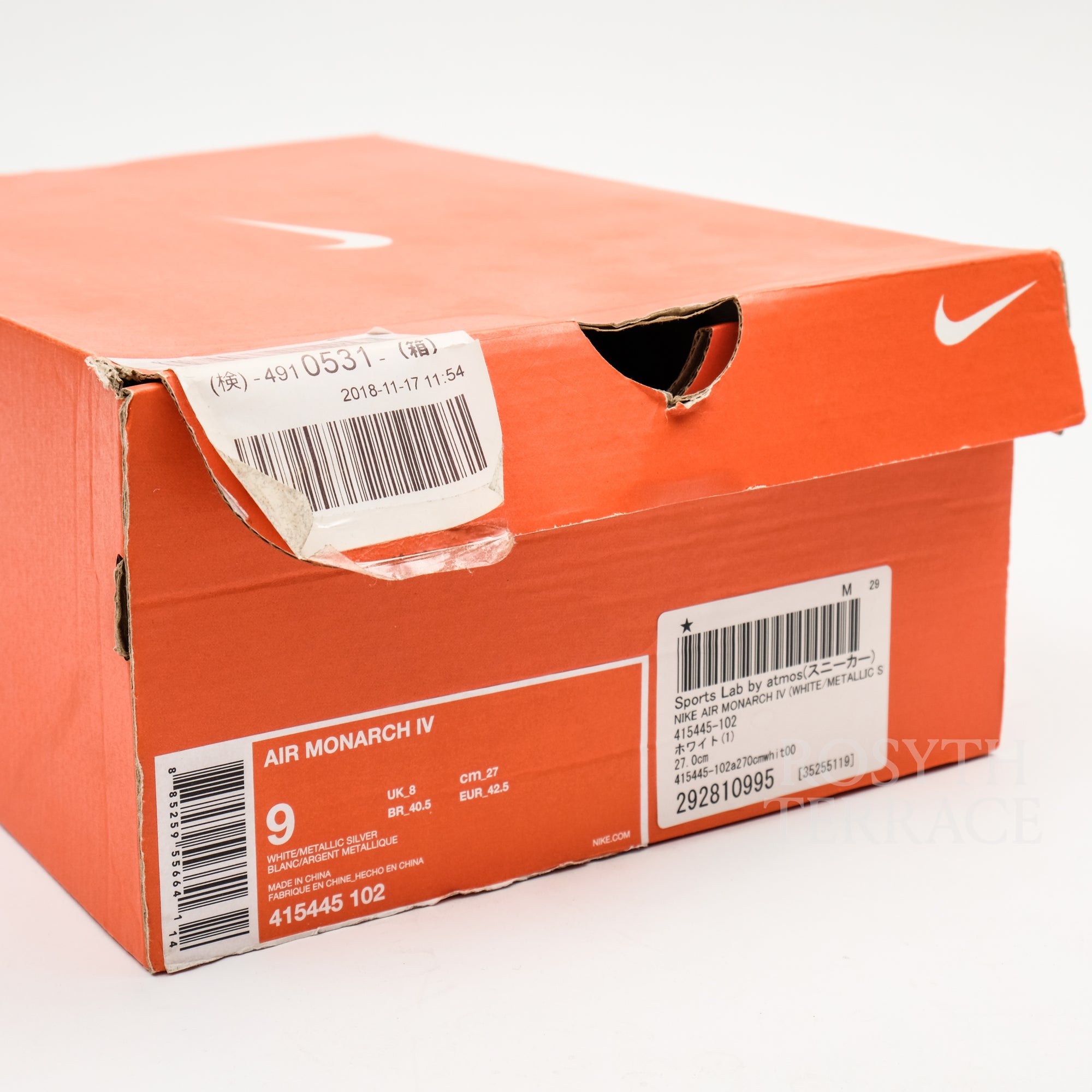 【NIKE / AIR MONARCH IV / US9】
