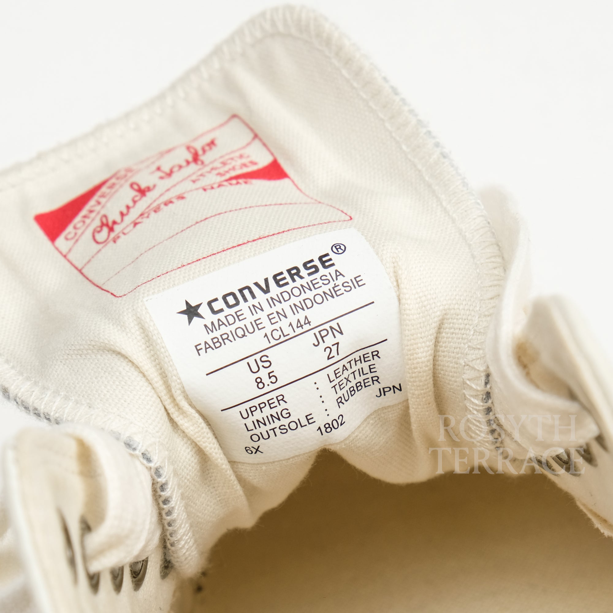 【CONVERSE Addict / CHUCK TAYLOR LEATHER OX / US8.5】