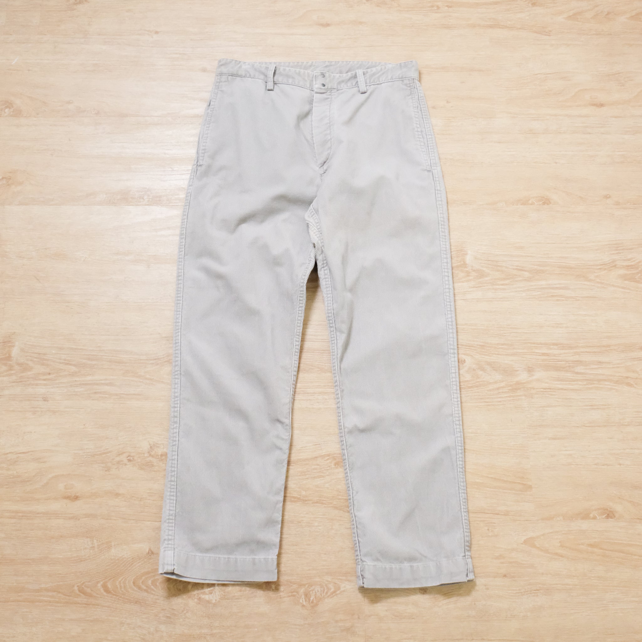 【VISVIM / PASTORAL PANTS SLUB (CORDUROY) GREY / SIZE 1