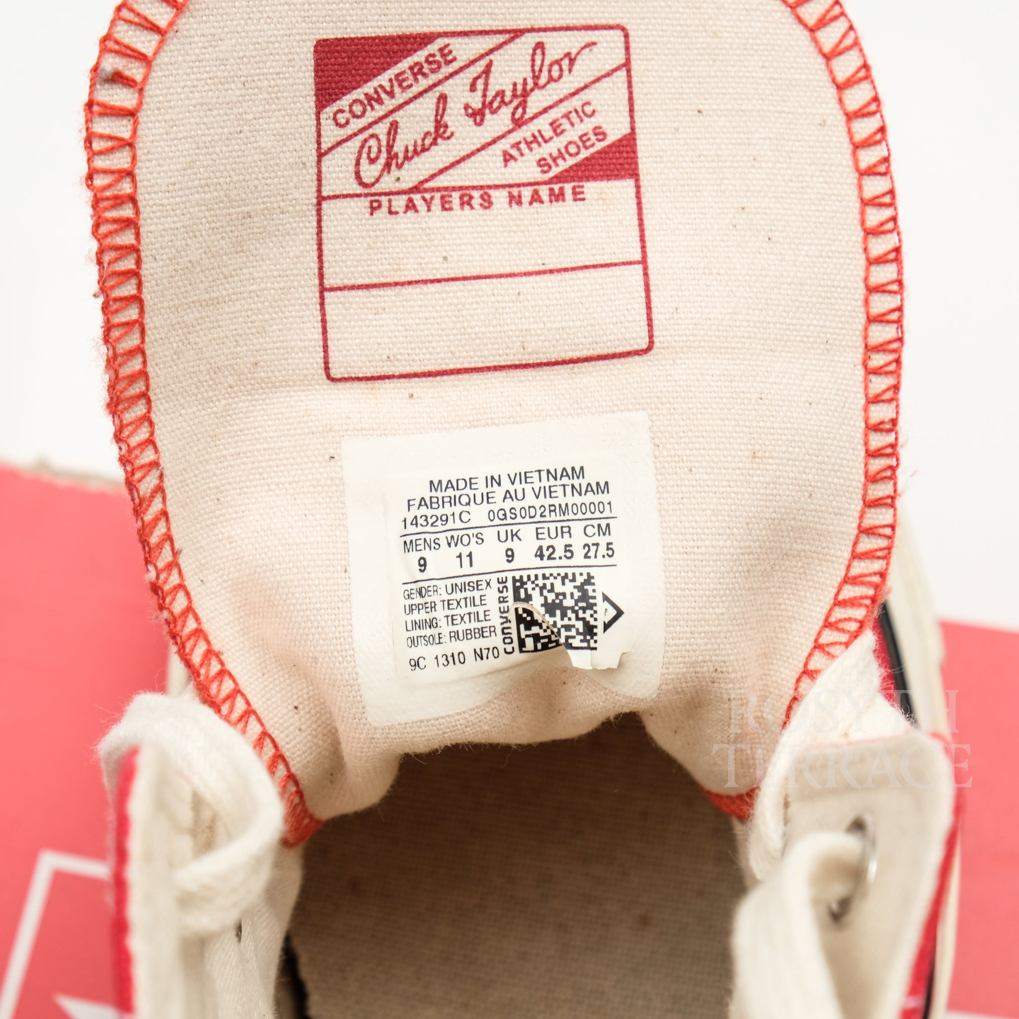 【CONVERSE / CHUCK TAYLOR ALL STAR 70 HI (RED) / US9】