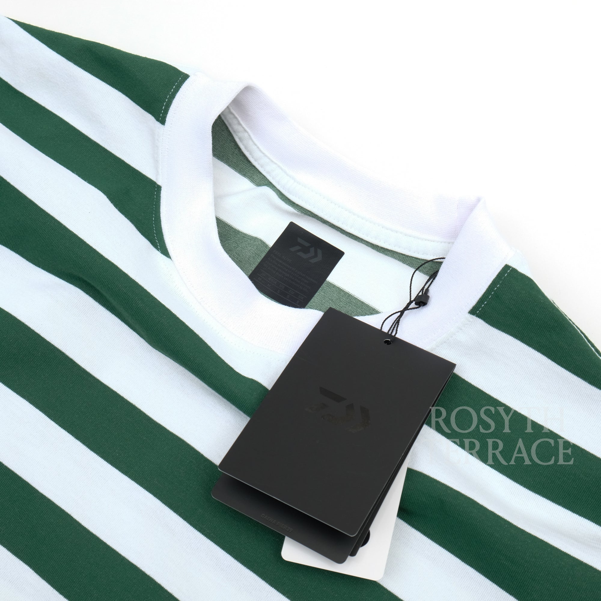 【DAIWA PIER39 / TECH DRAWSTRING BORDER LS / SIZE M】