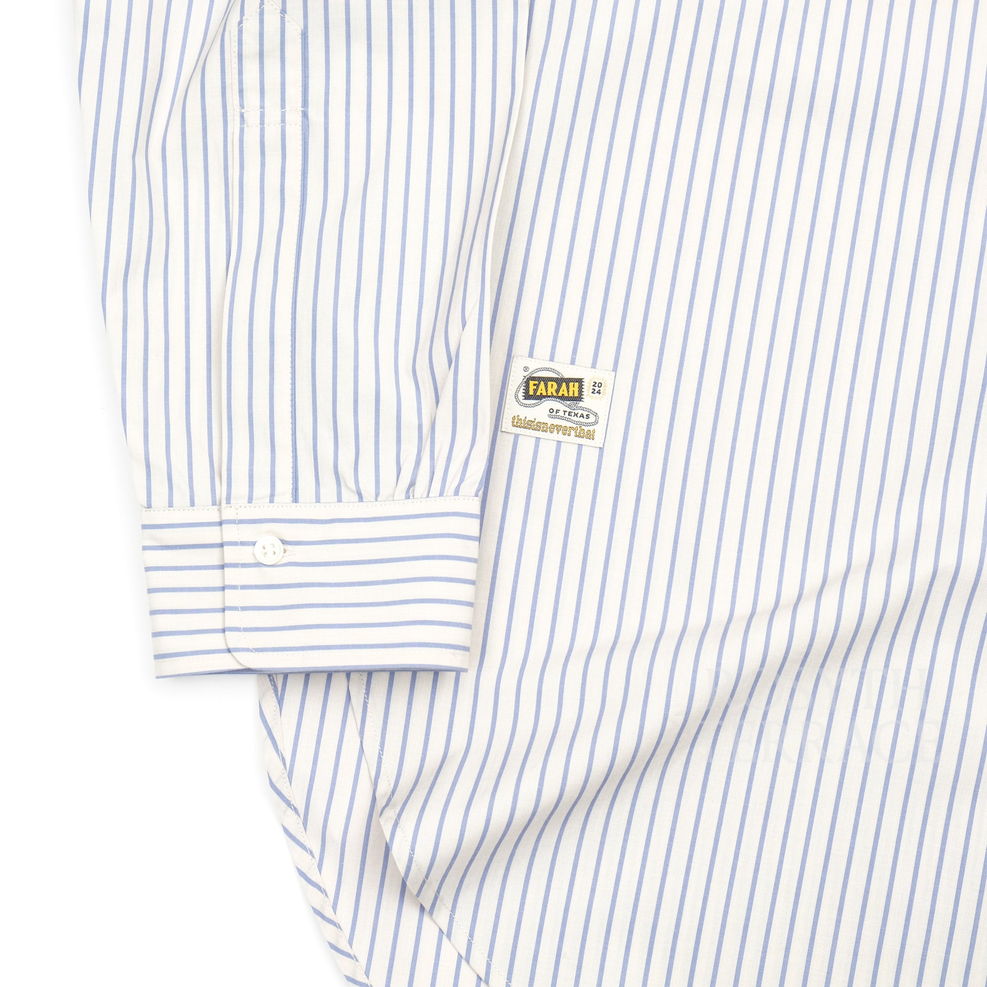 【thisisneverthat x FARAH JAPAN / STRIPED SHIRT / SIZE L】