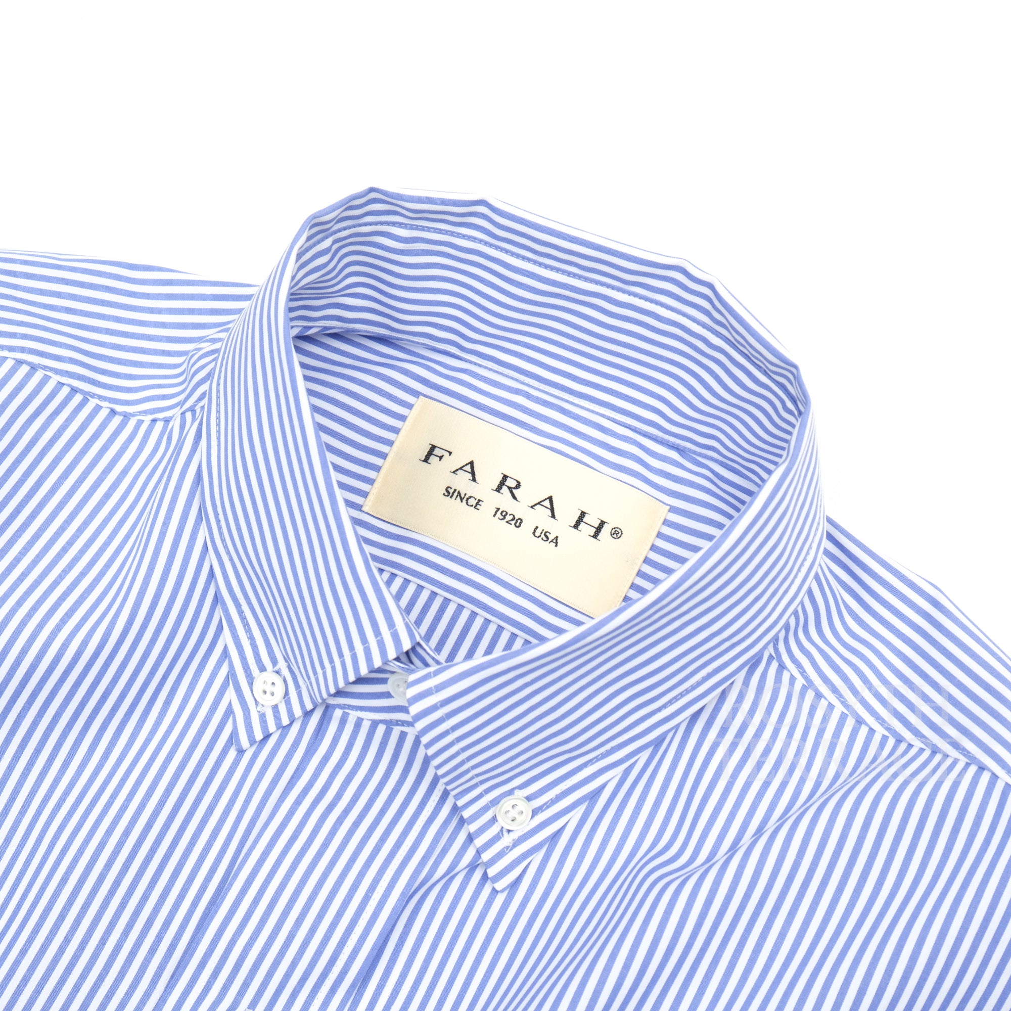 【FARAH JAPAN / BD SHIRT LS (BLUE) / SIZE L】