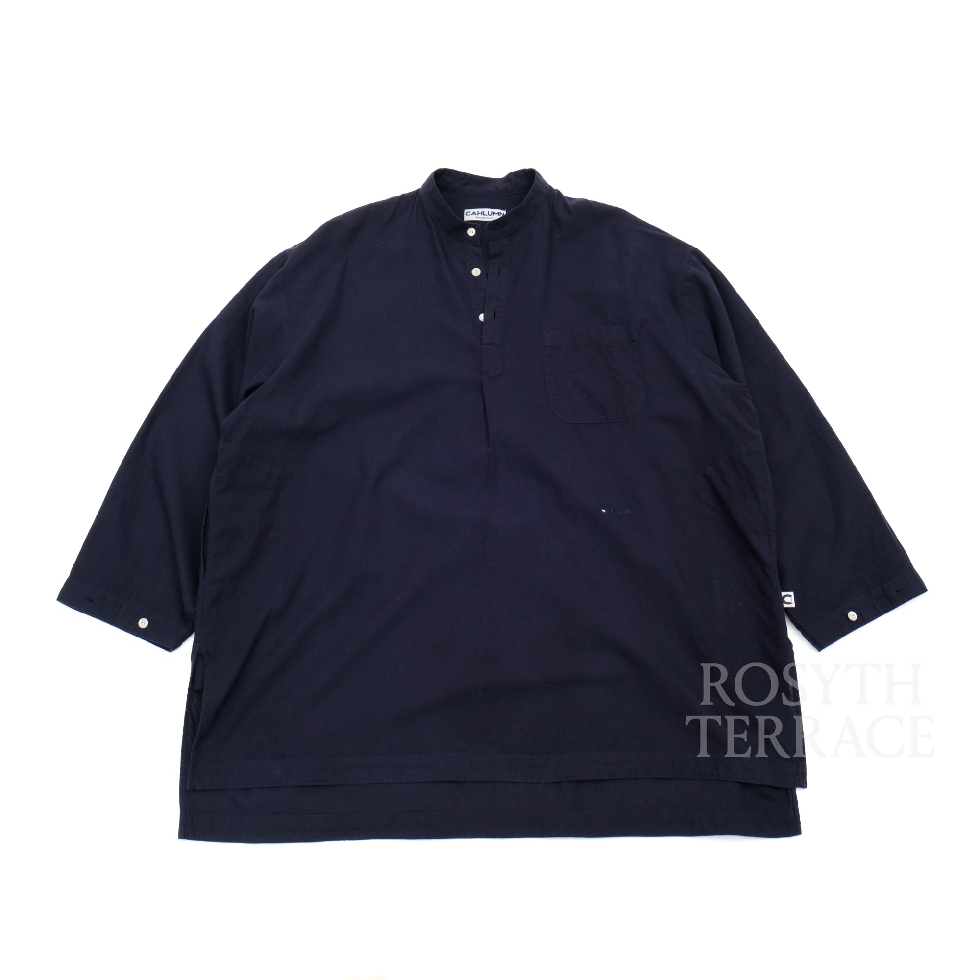 【CAHLUMN / COTTON LINEN PULLOVER SHIRT / SIZE M】