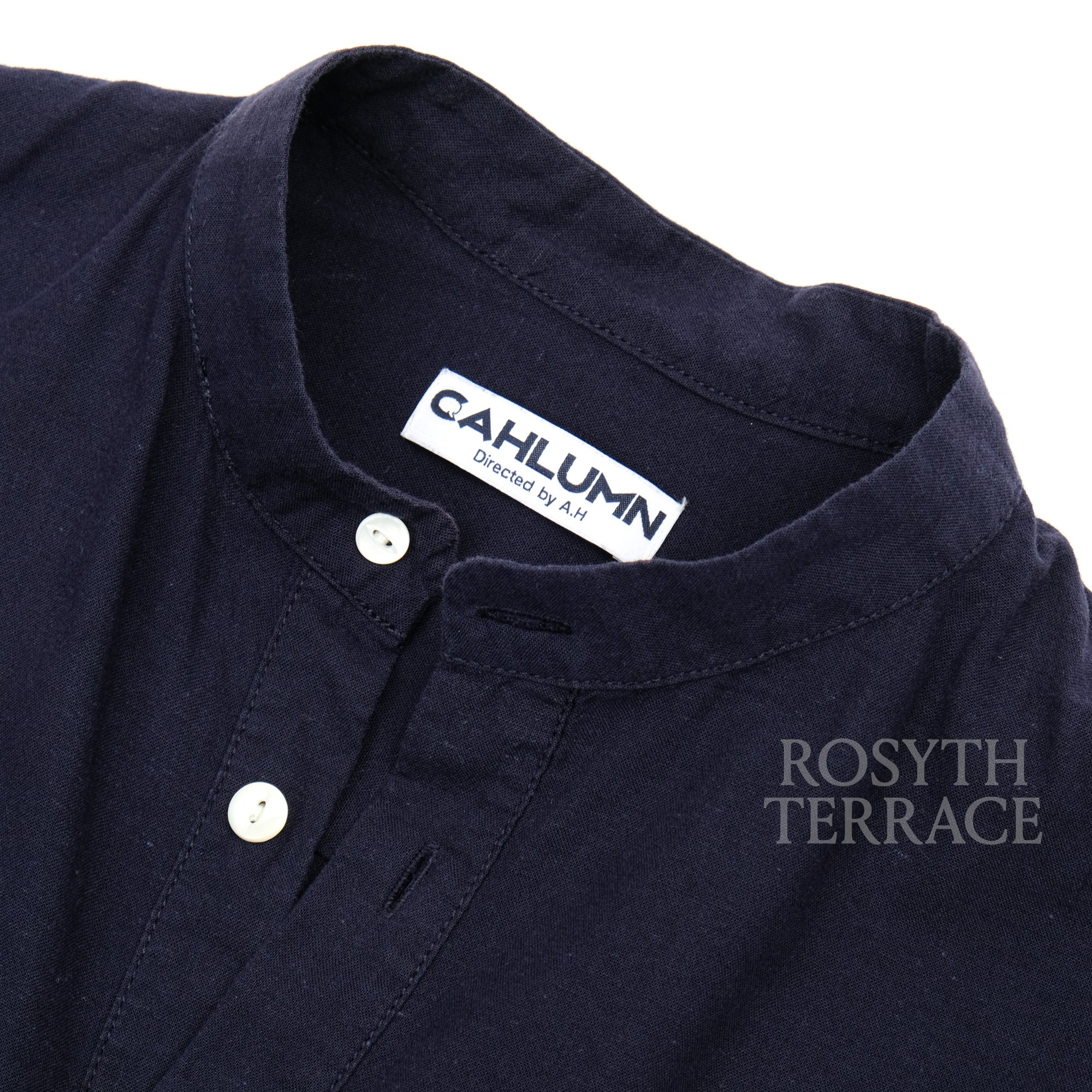 【CAHLUMN / COTTON LINEN PULLOVER SHIRT / SIZE M】