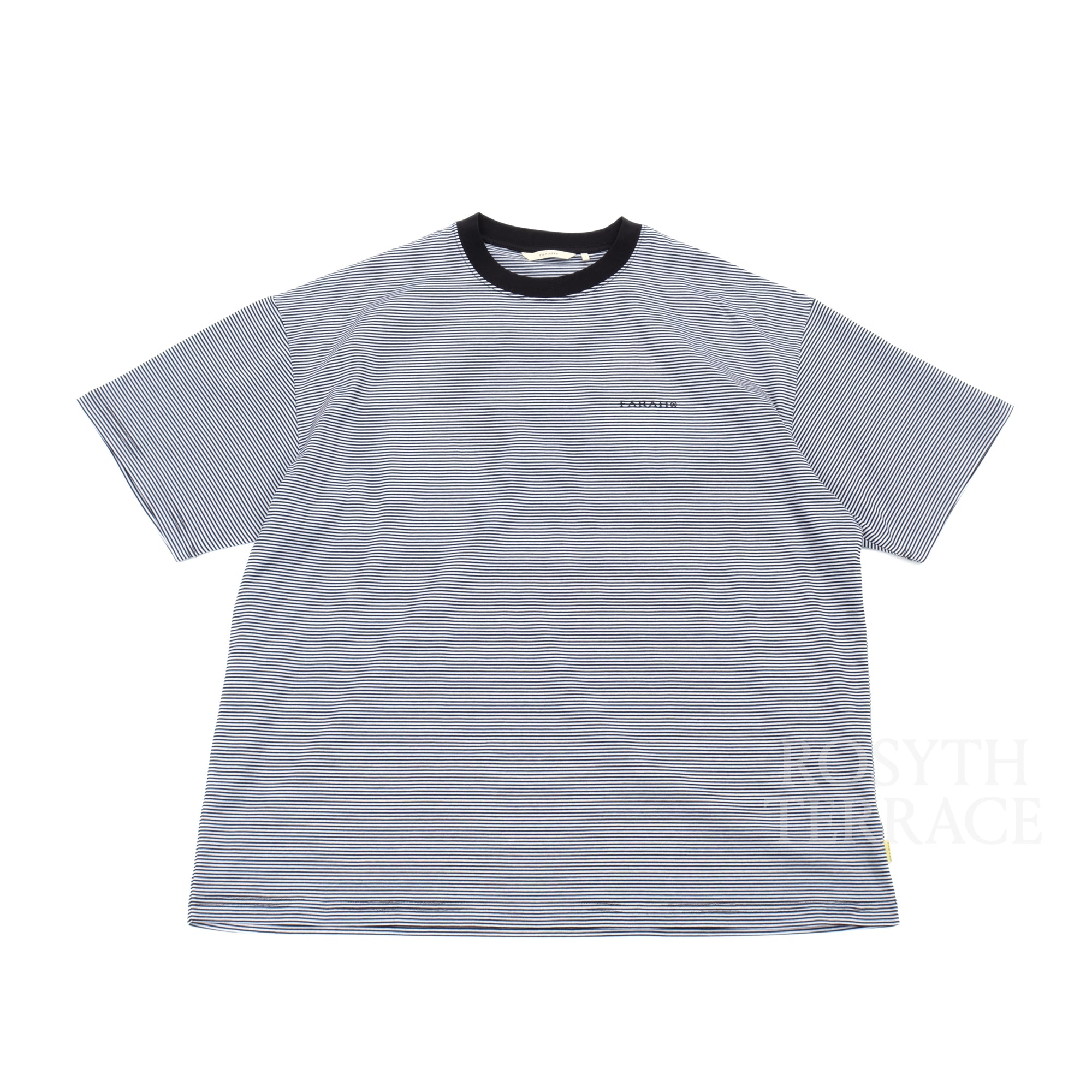 【FARAH JAPAN / NARROW STRIPED T-SHIRT / SIZE L】