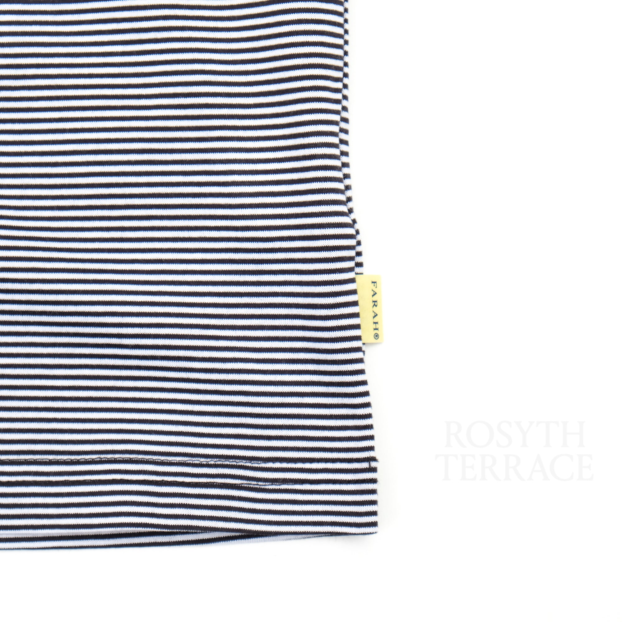 【FARAH JAPAN / NARROW STRIPED T-SHIRT / SIZE L】