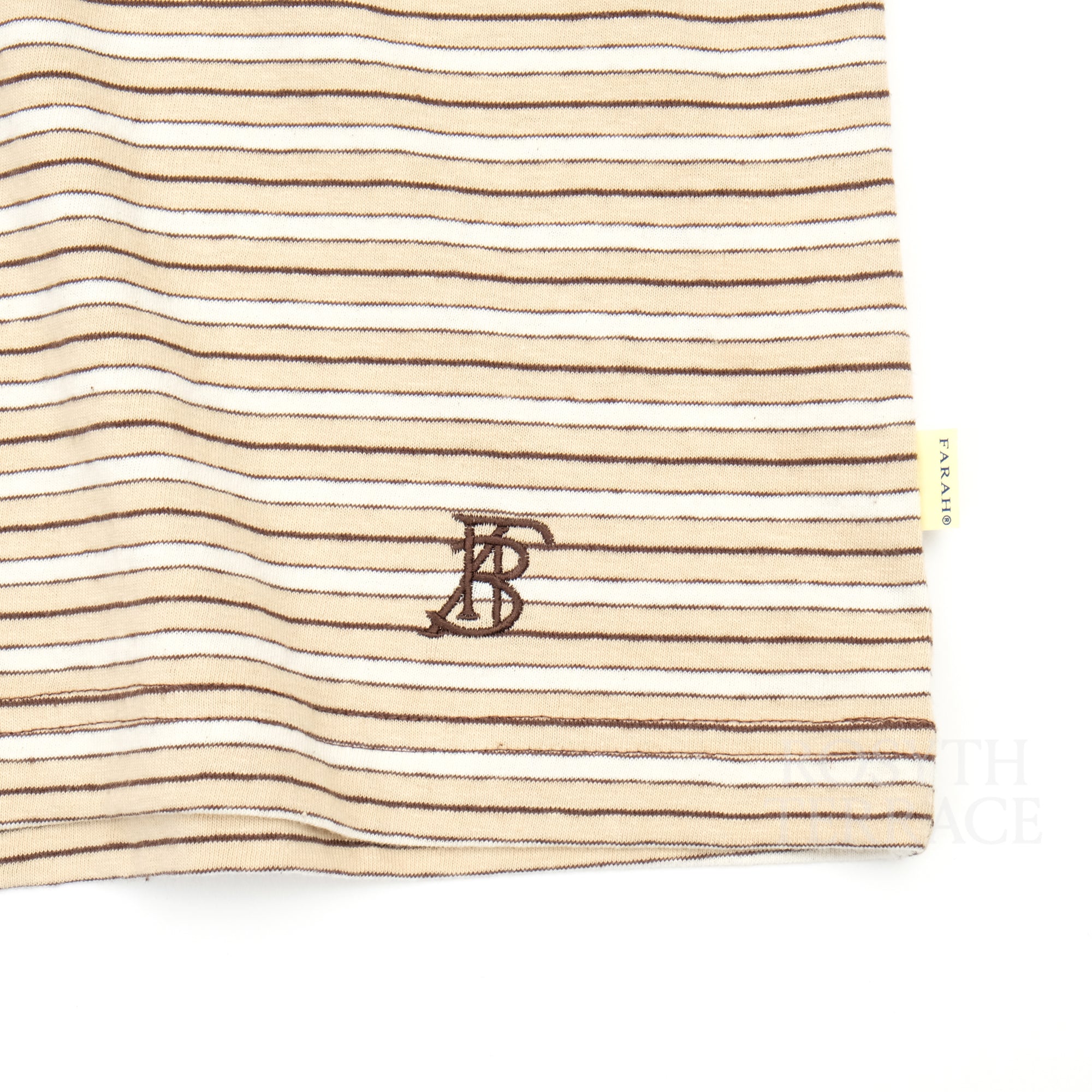 【Apple Butter Store x FARAH JAPAN / MULTI STRIPED SS TEE / SIZE L】