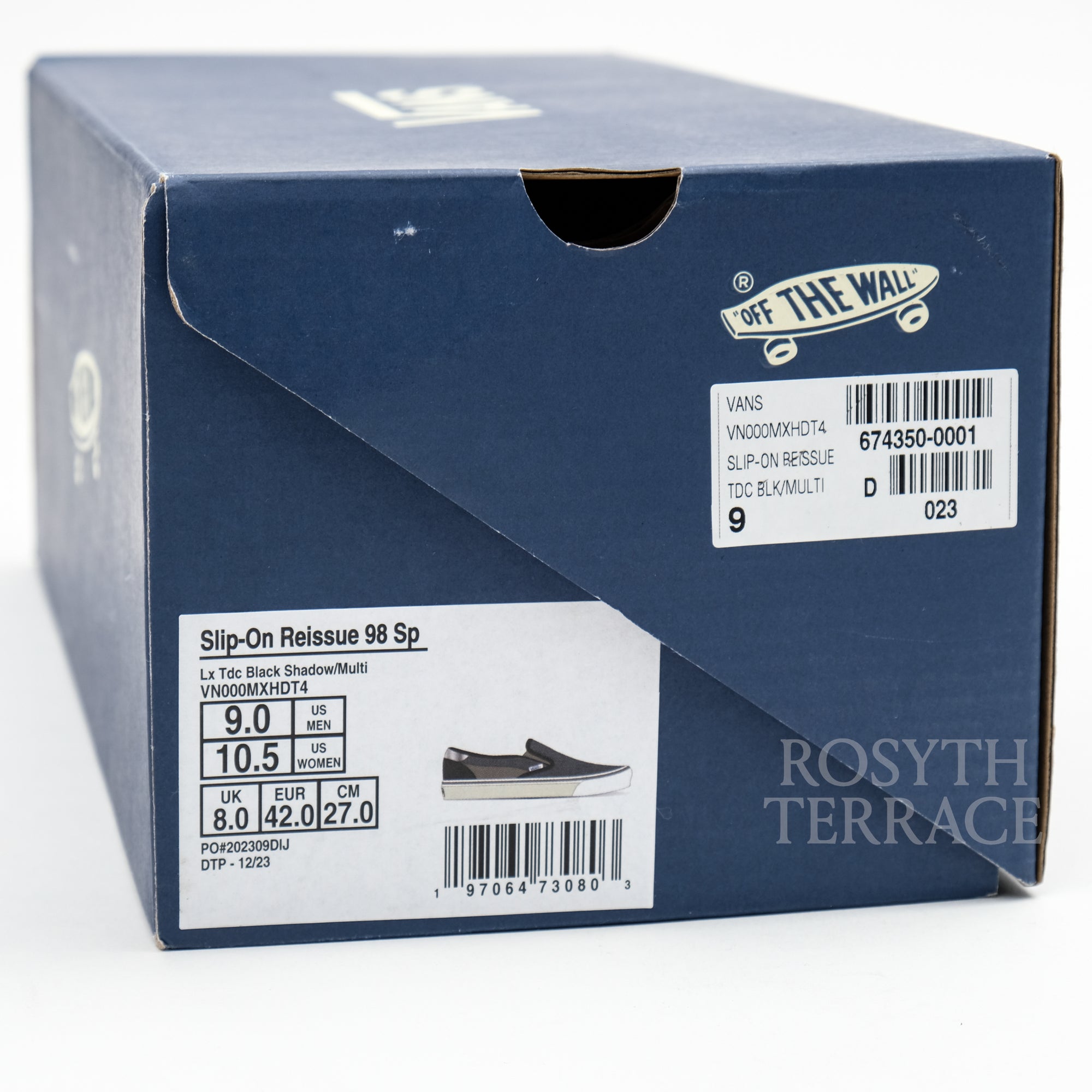 【VANS TOKYO DESIGN COLLECTIVE / SLIP-ON REISSUE 98 SP / US9】