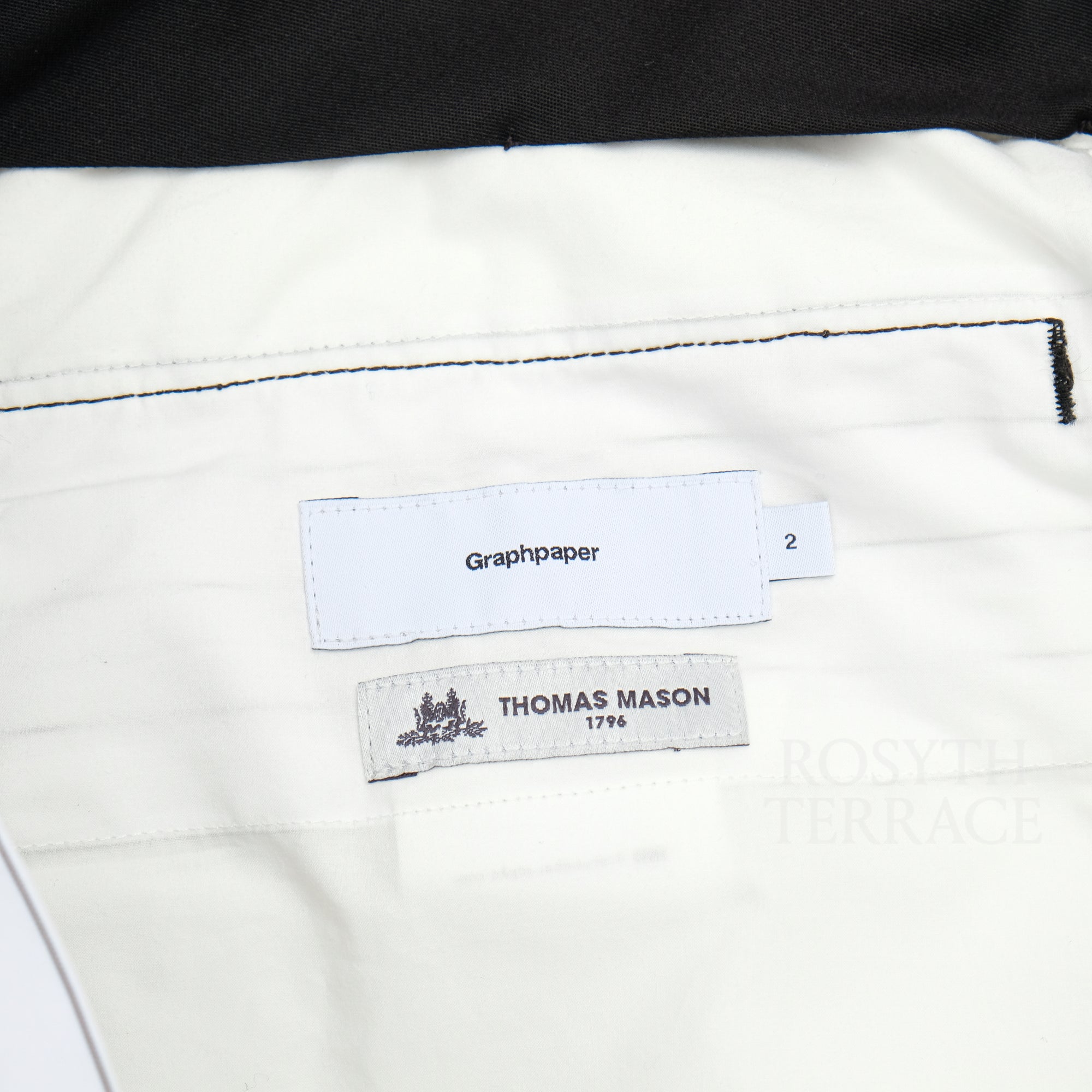 【Graphpaper / TWO TUCK PANTS (THOMAS MASON) / SIZE 2】