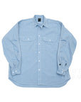 【DAIWA PIER39 / TECH ELBOW PATCH WORK SHIRT CHAMBRAY / SIZE M】