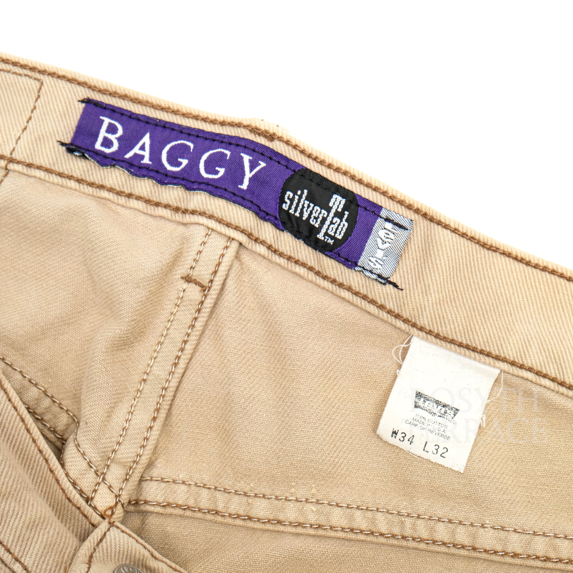 【90s Levi's SilverTab / BAGGY 'MADE IN USA' / W34 x L32】