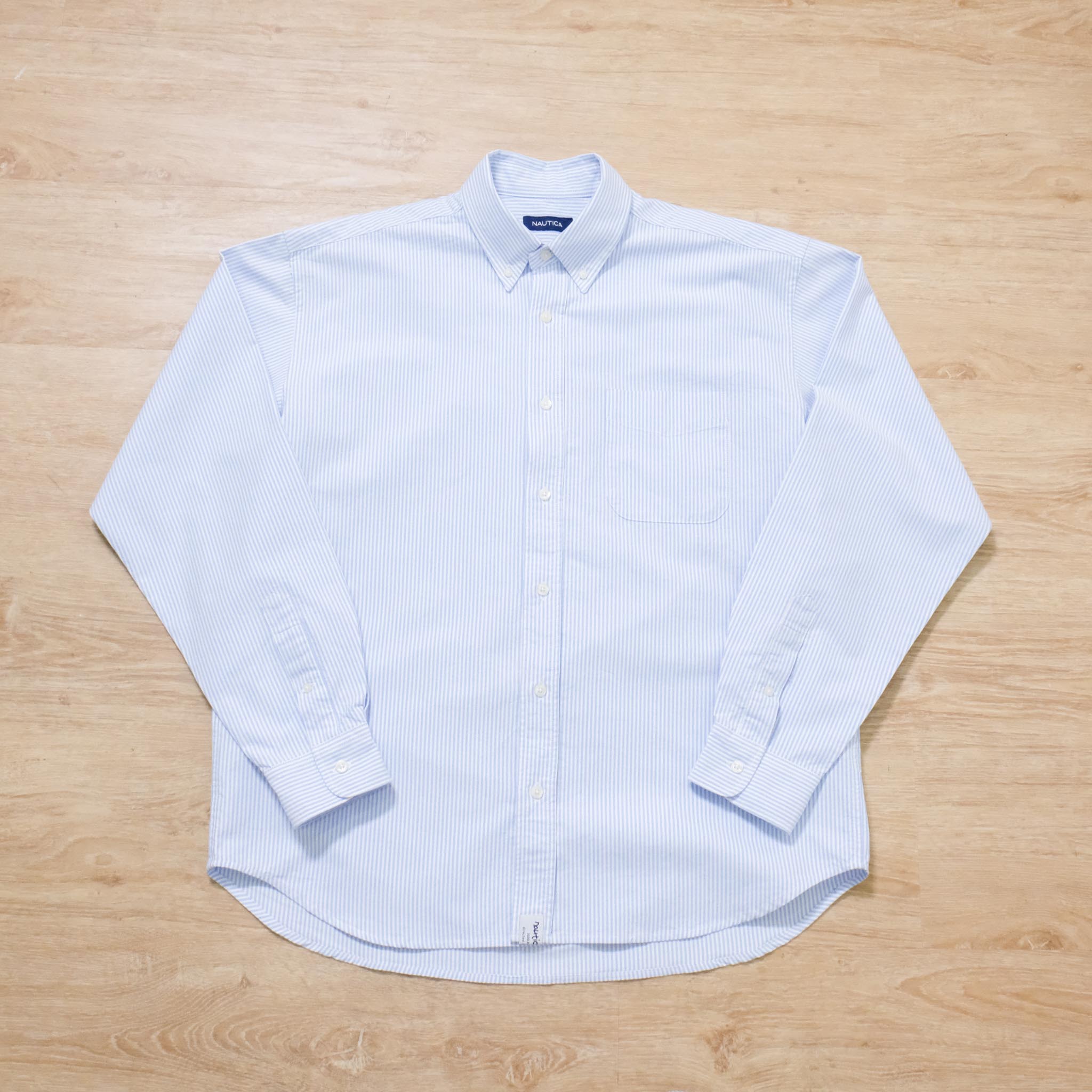 【NAUTICA JAPAN / OXFORD B.D. SHIRT 'TOO BIG' / SIZE L】