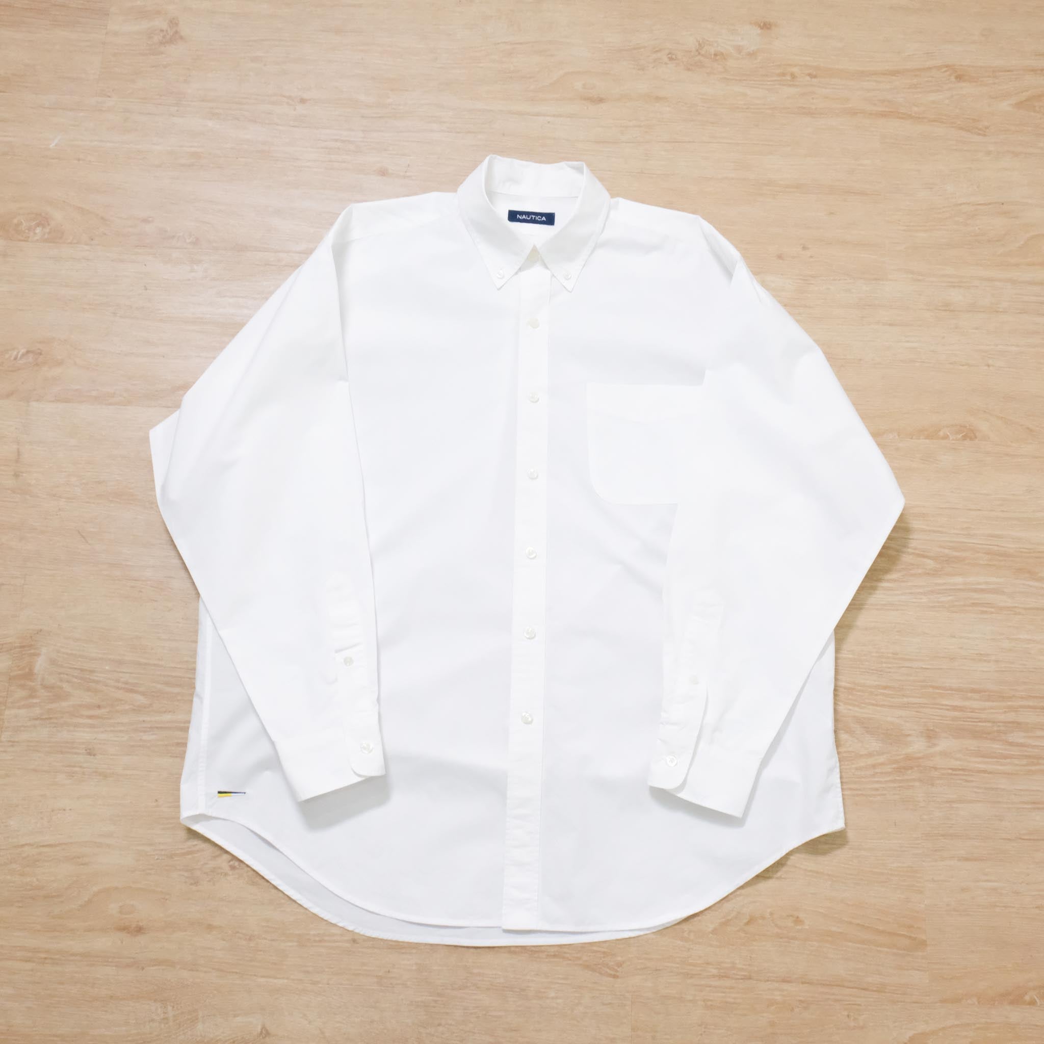 【NAUTICA JAPAN / BROADCLOTH B.D. SHIRT WHITE / OS】