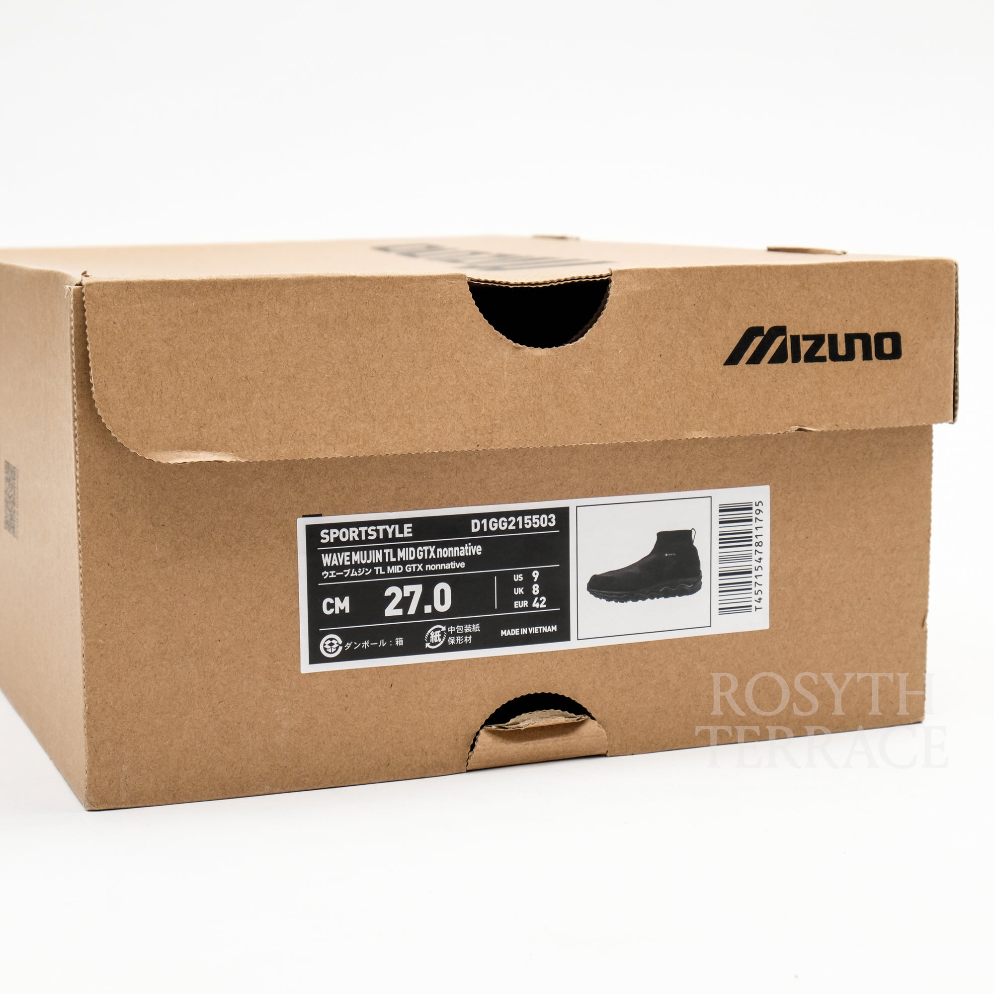 【nonnative x MIZUNO / WAVE MUJIN TL MID GTX / US9】