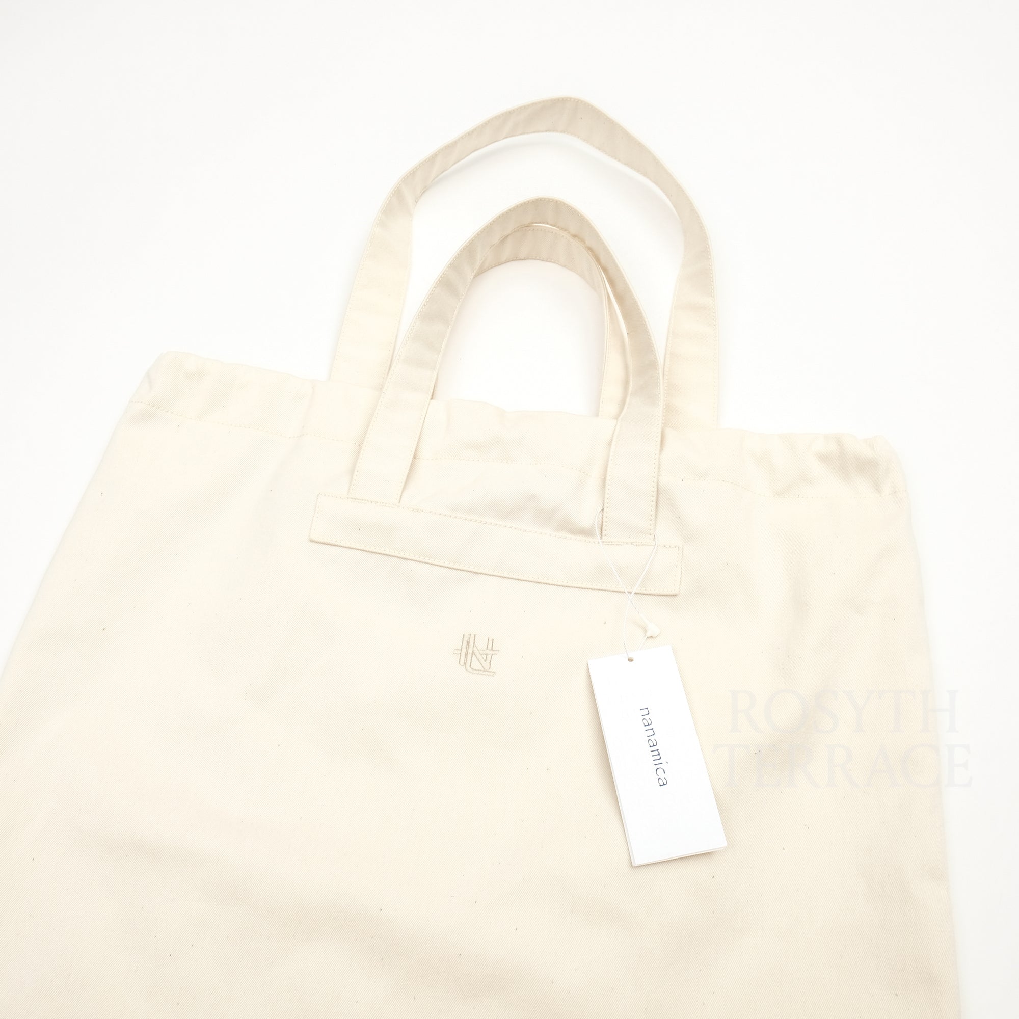 【nanamica / LOGO EMB COTTON BLEND TOTE BAG / OS】