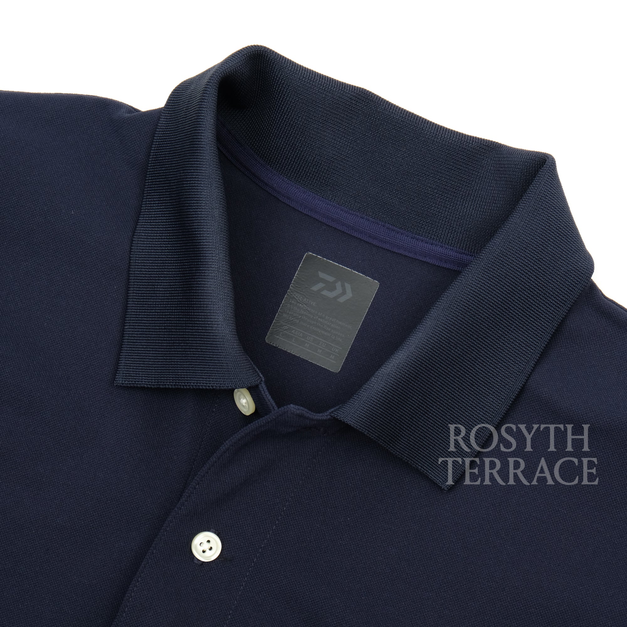 【DAIWA PIER39 / TECH POLO SHIRT SS (NAVY) / SIZE L】