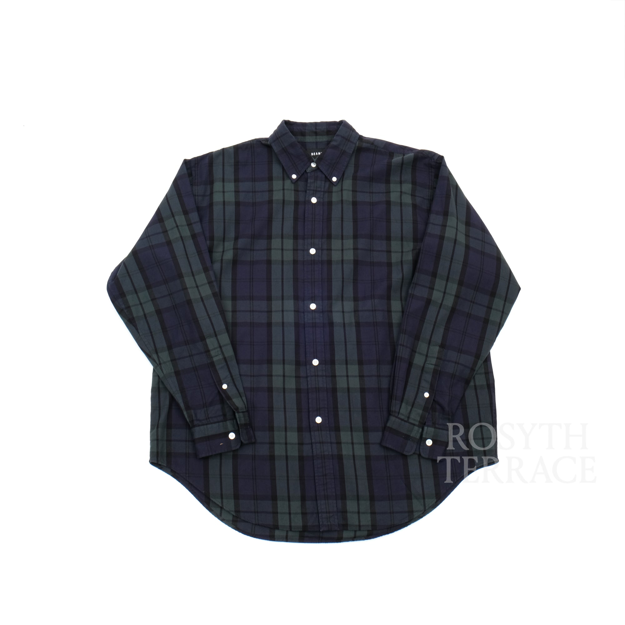 【BEAMS / BD LS SHIRT BLACKWATCH / SIZE M】