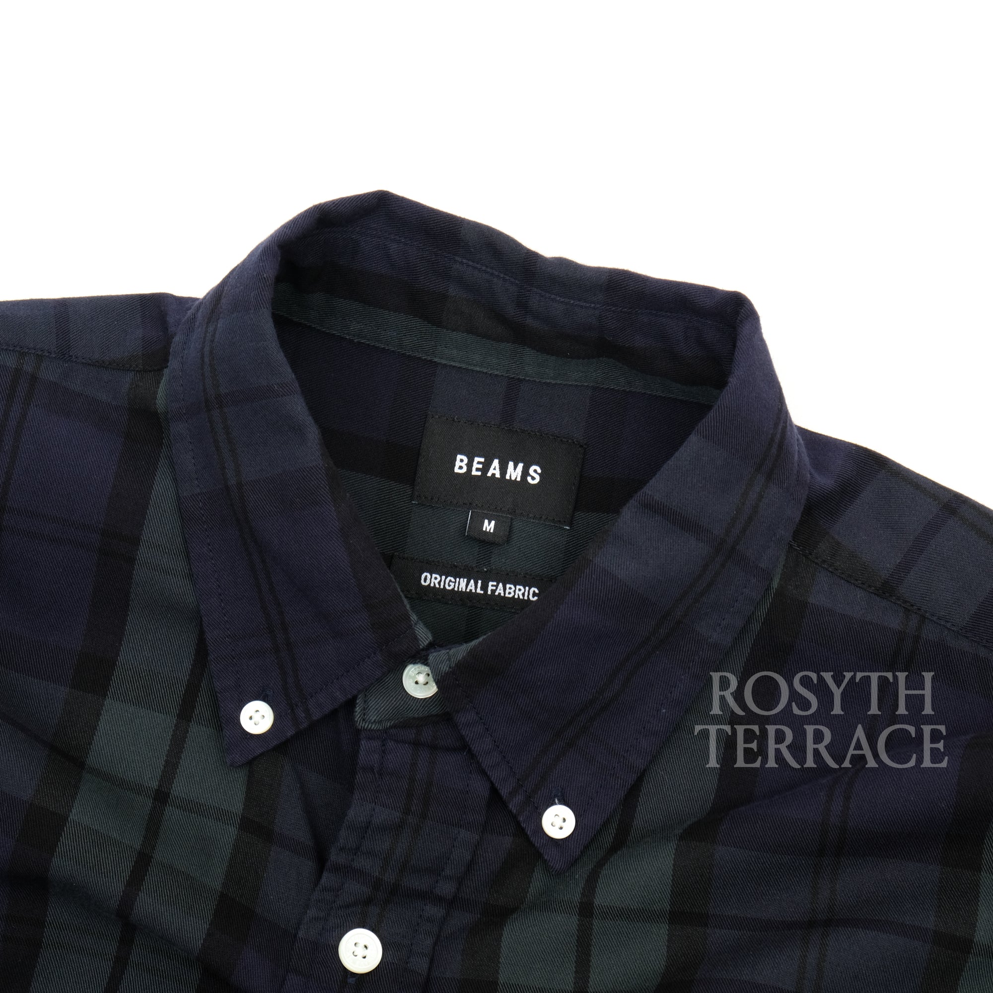 【BEAMS / BD LS SHIRT BLACKWATCH / SIZE M】