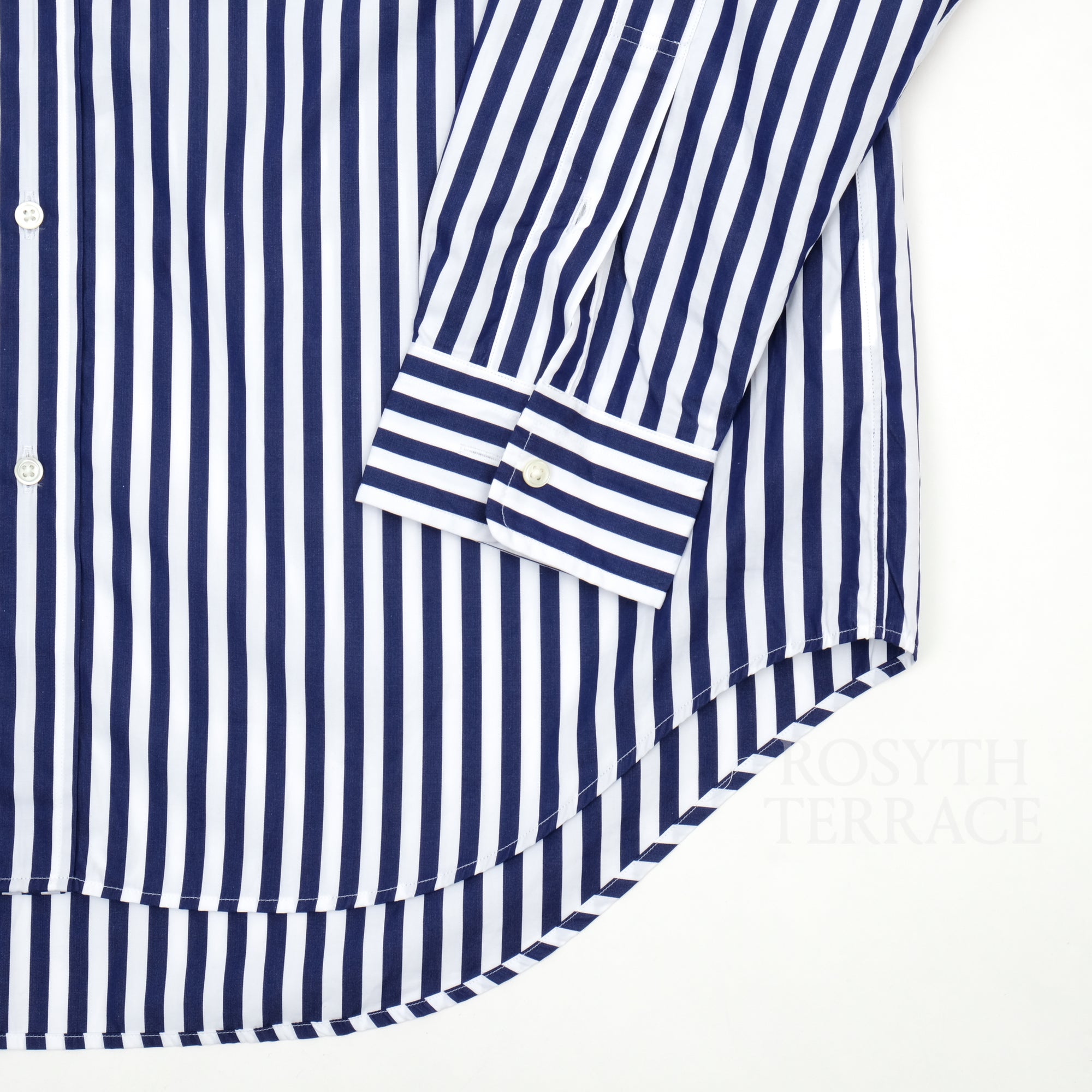 【Graphpaper / THOMAS MASON LS BD SHIRT BLUE STRIPE / SIZE 2】