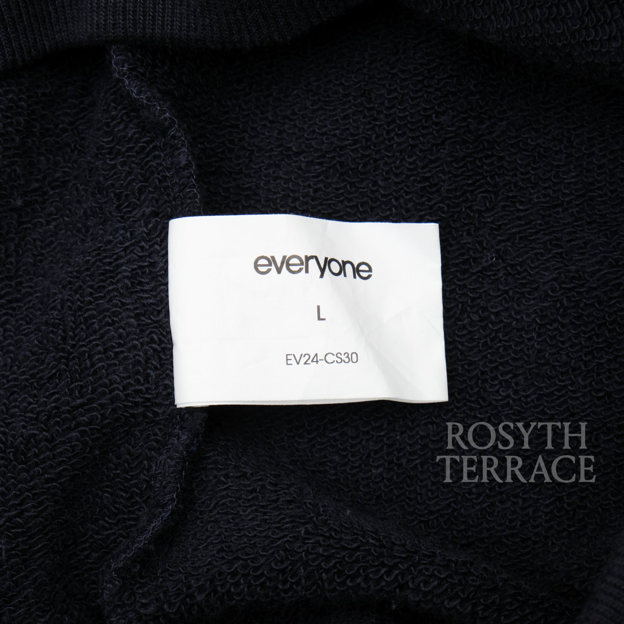 【everyone / CLASSIC CREW SWEATSHIRT (NAVY) / SIZE L】