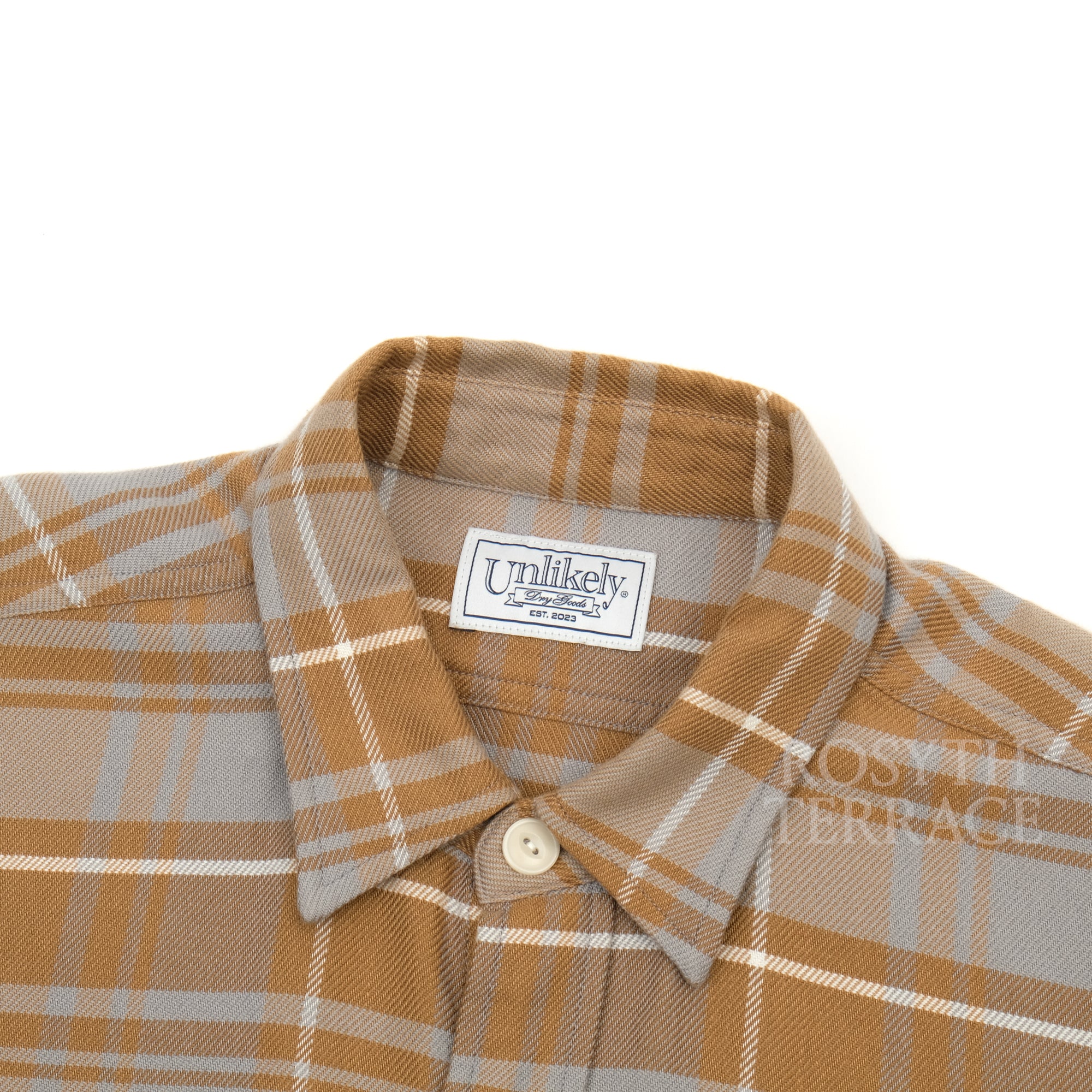 【Unlikely / ELBOW PATCH FLANNEL WORK SHIRT / SIZE M】