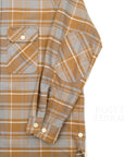 【Unlikely / ELBOW PATCH FLANNEL WORK SHIRT / SIZE M】