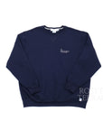 【SO SHOP & HOSTEL / EMB SWEATSHIRT (NAVY) / SIZE XL】