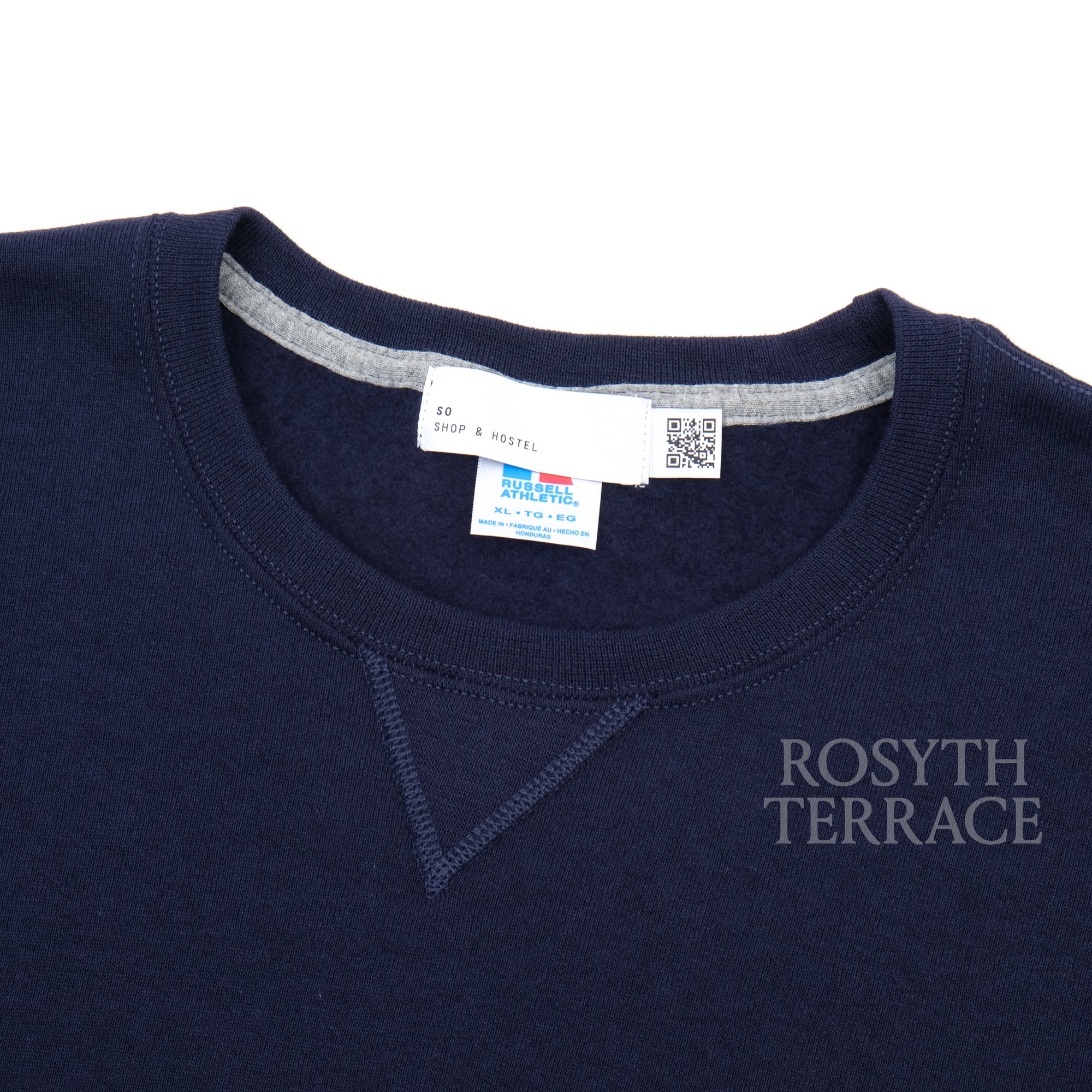 【SO SHOP & HOSTEL / EMB SWEATSHIRT (NAVY) / SIZE XL】