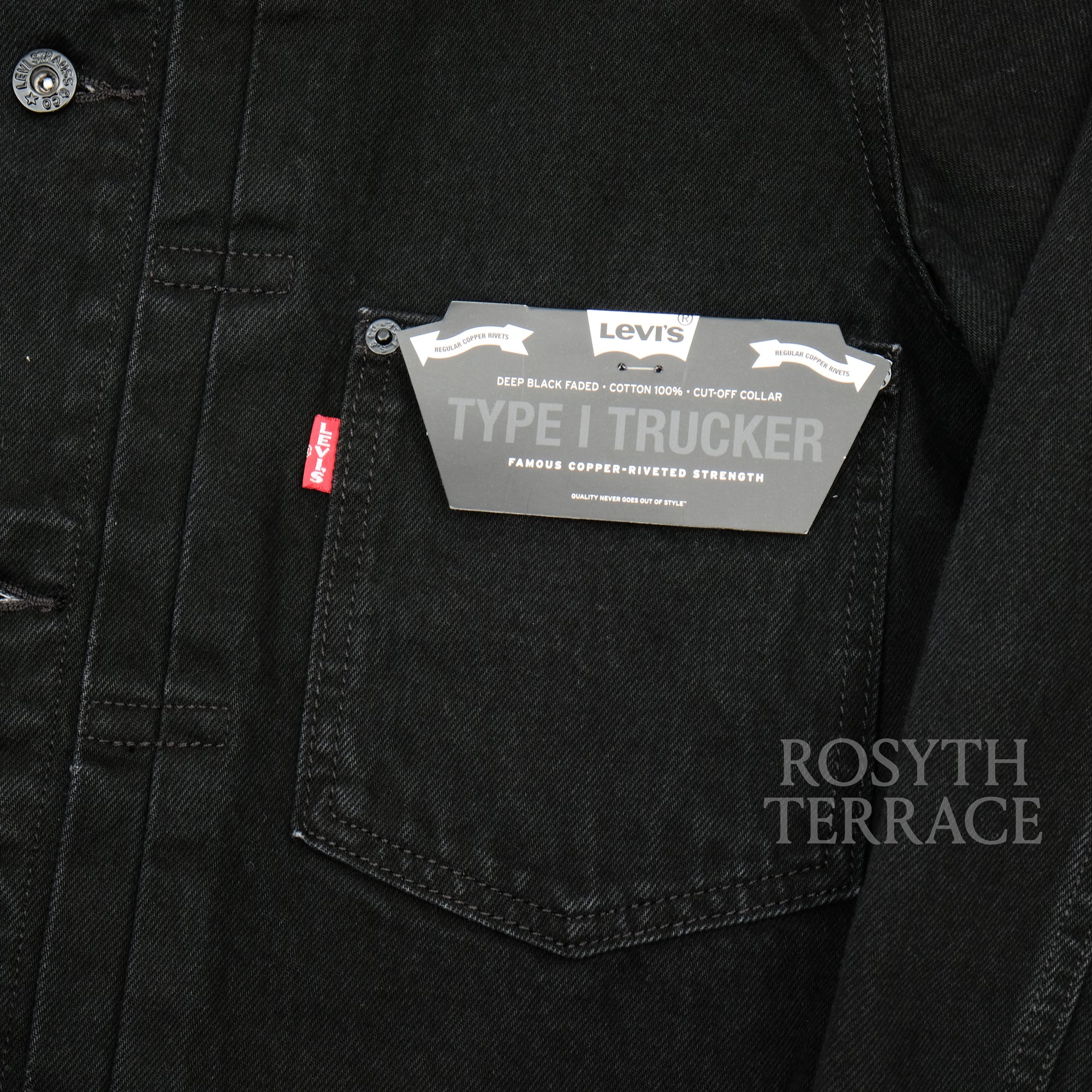 【Levi's x 417 EDIFICE / TYPE 1 TRUCKER JKT 'COLLARLESS' / SIZE M】