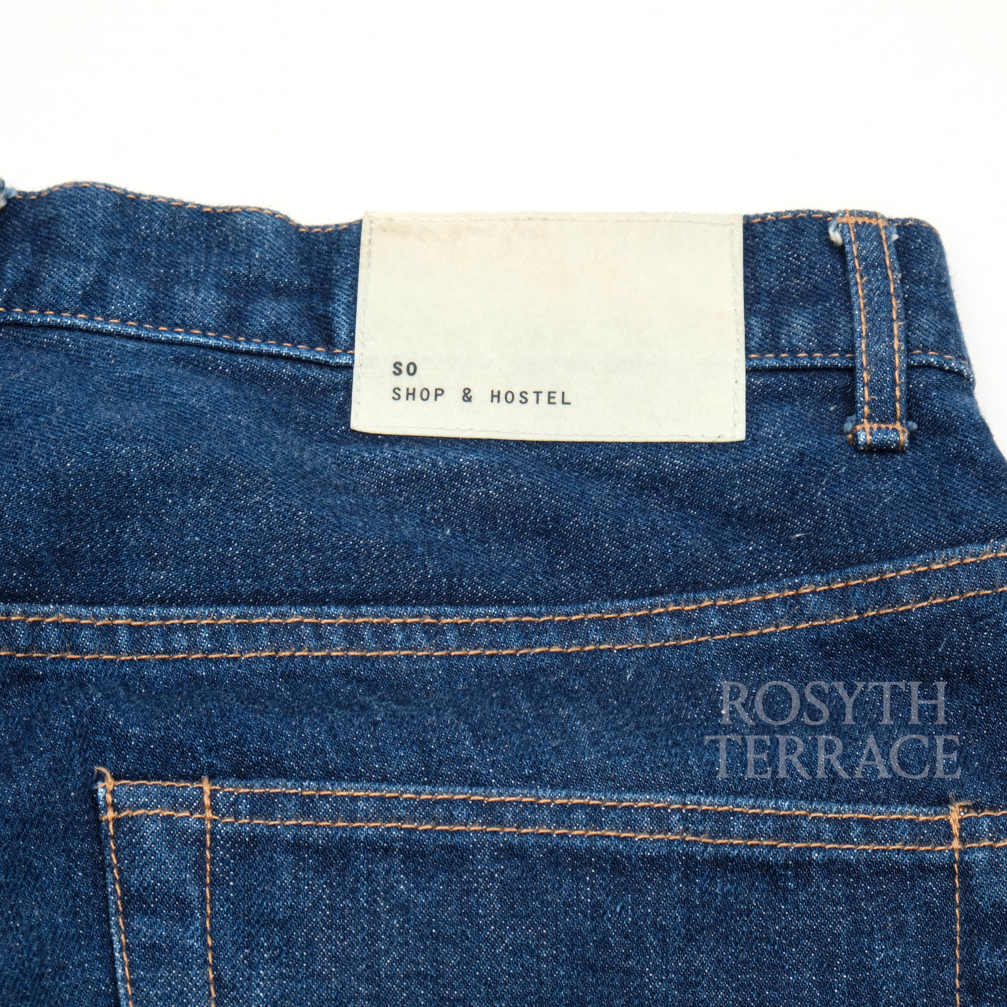 【SO SHOP & HOSTEL / 5 POCKET DENIM PANTS (ONE WASH) / SIZE L】