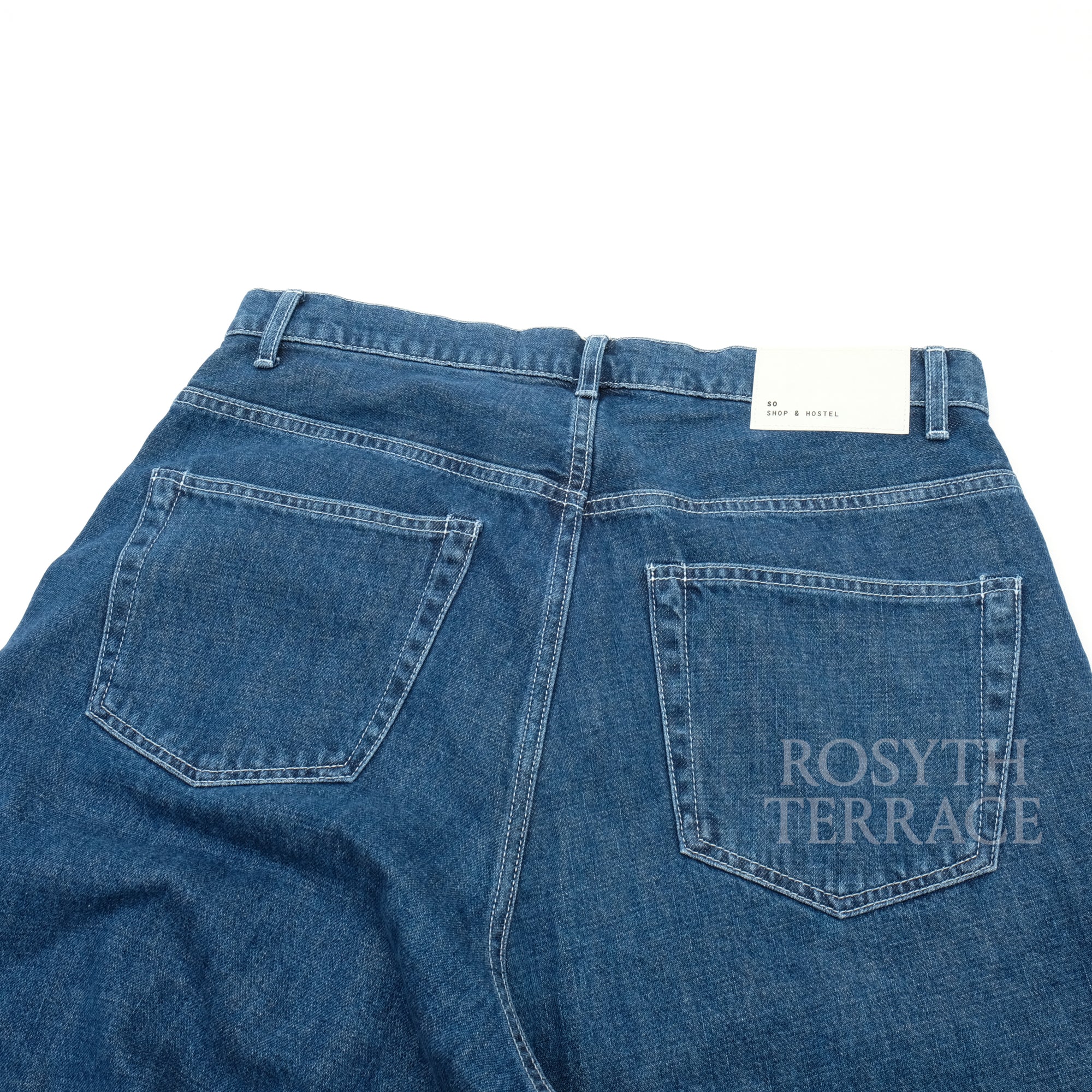 【SO SHOP & HOSTEL / 5 POCKET DENIM PANTS (BIO WASH) / SIZE L】