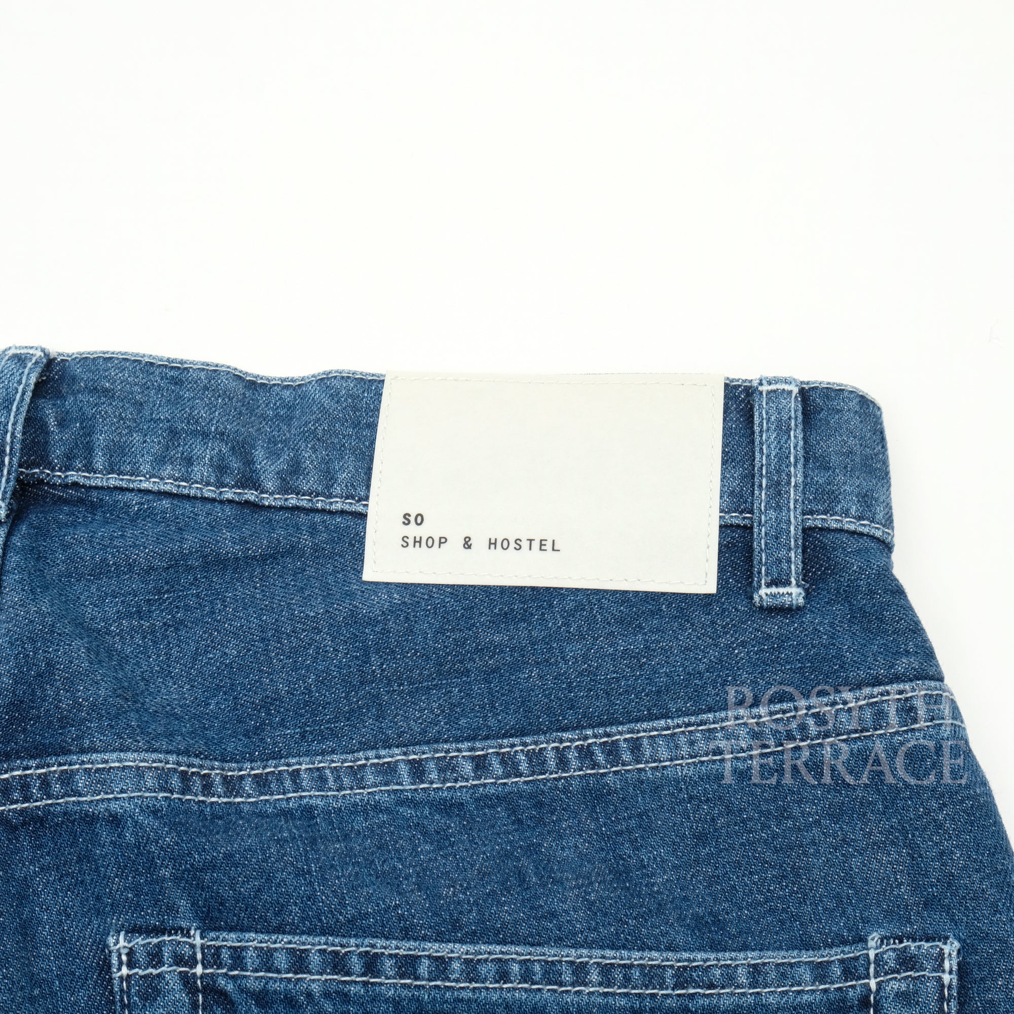 【SO SHOP & HOSTEL / 5 POCKET DENIM PANTS (BIO WASH) / SIZE L】