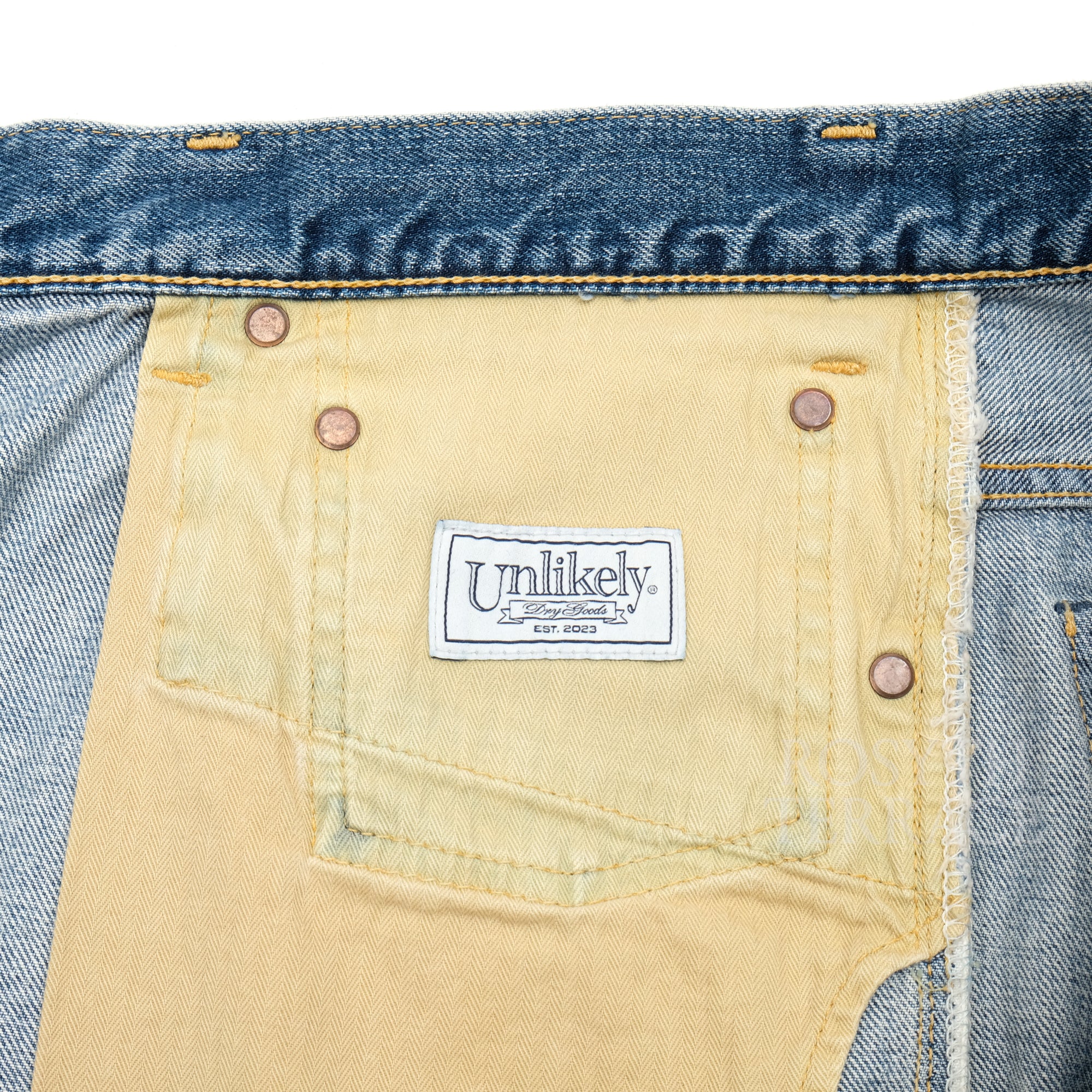 【Unlikely / TIME TRAVEL JEANS 1977 VINTAGE WASH / SIZE L】