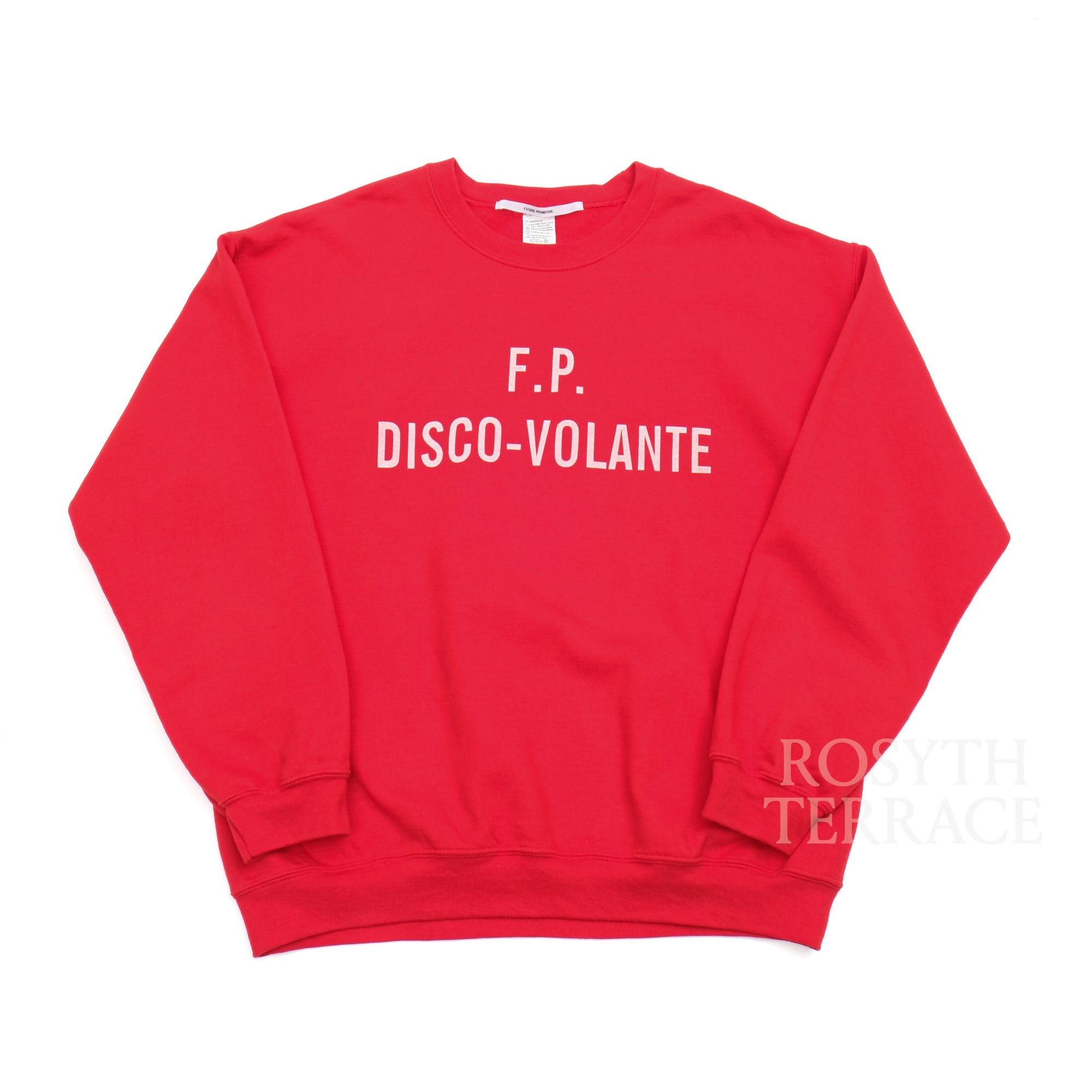 【FUTURE PRIMITIVE / FP D-V CREW (RED) / SIZE L】