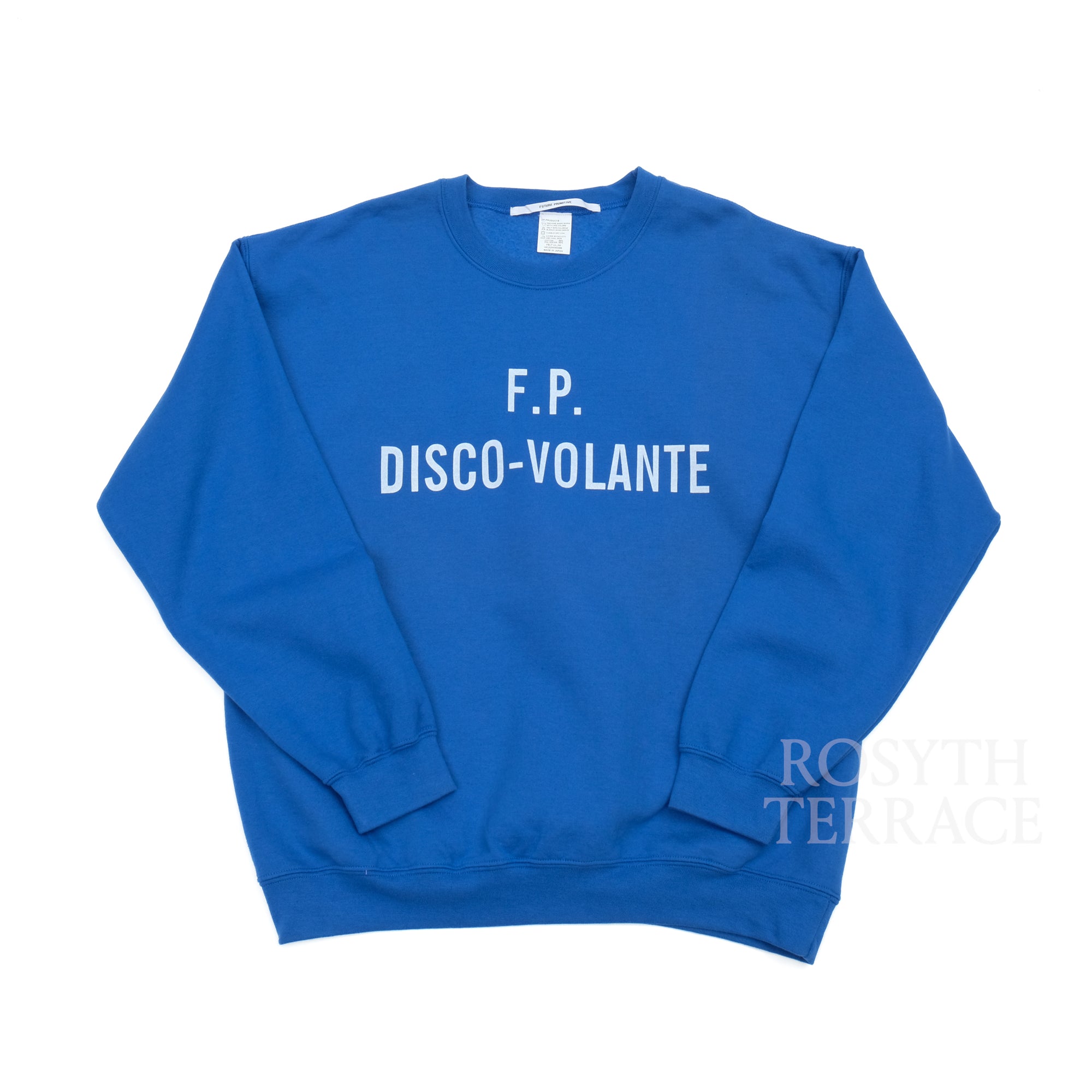 【FUTURE PRIMITIVE / FP D-V CREW (ROYAL BLUE) / SIZE L】