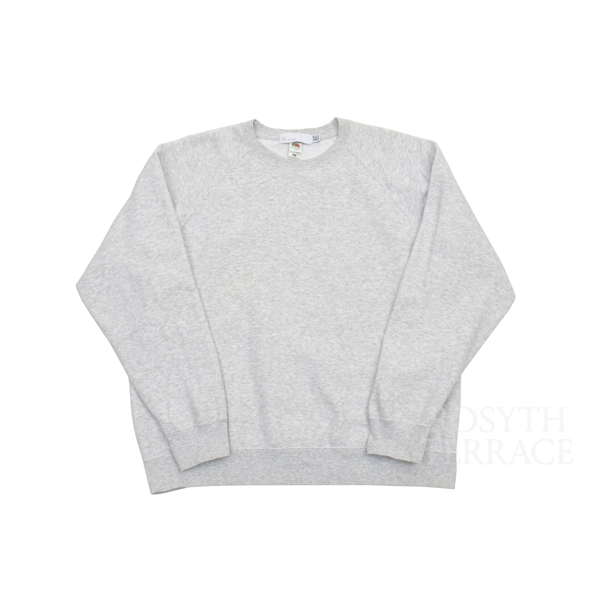 【SO SHOP & HOSTEL / EMB SWEATSHIRT (ASH GRAY) / SIZE XL】