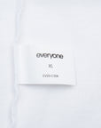 【everyone / VINCENT TSANG GRATITUTE SS TEE / SIZE XL】