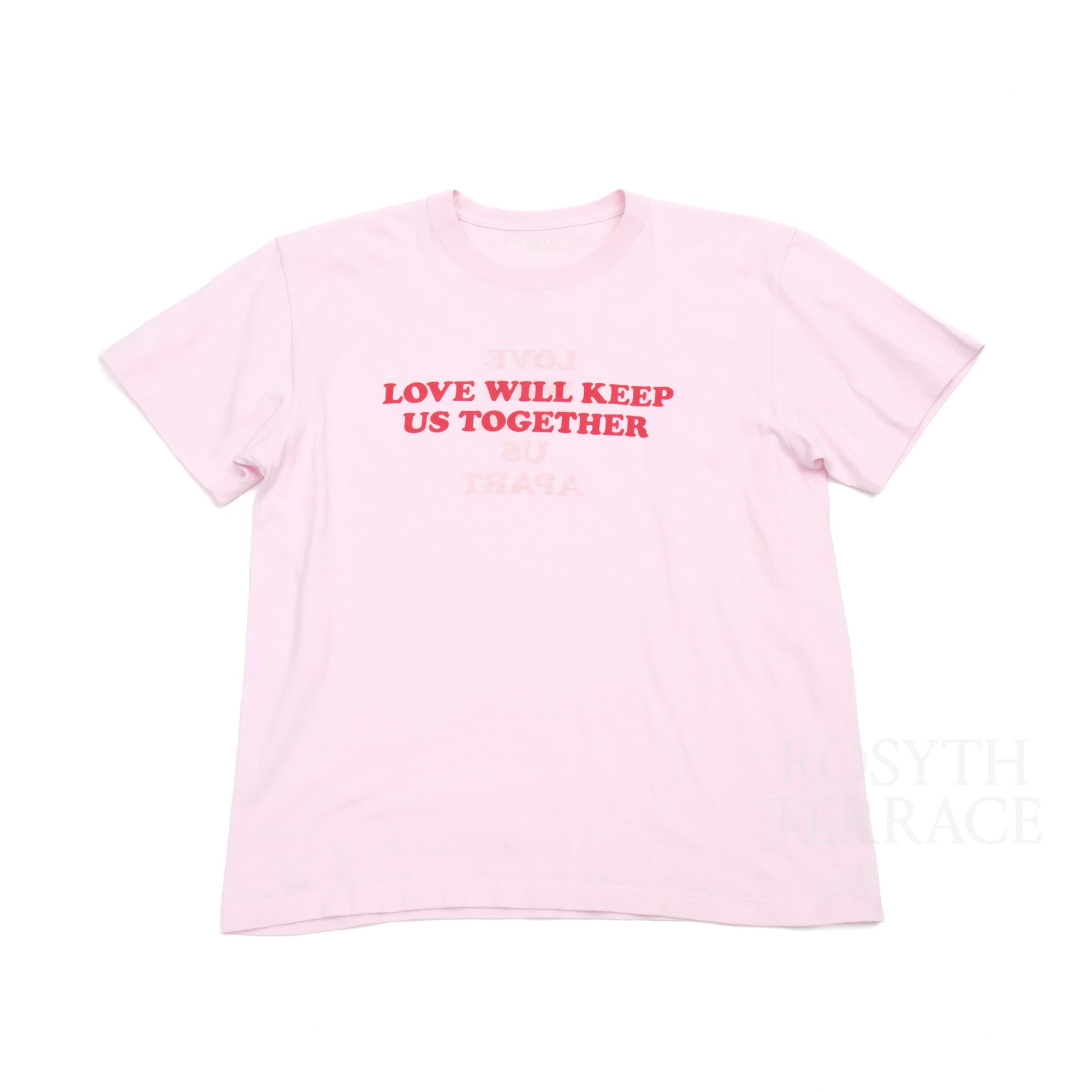 【ASTERISK x DARYL STUDIO + T.B.BROTHERS / LOVE TEE (PINK) / SIZE L】