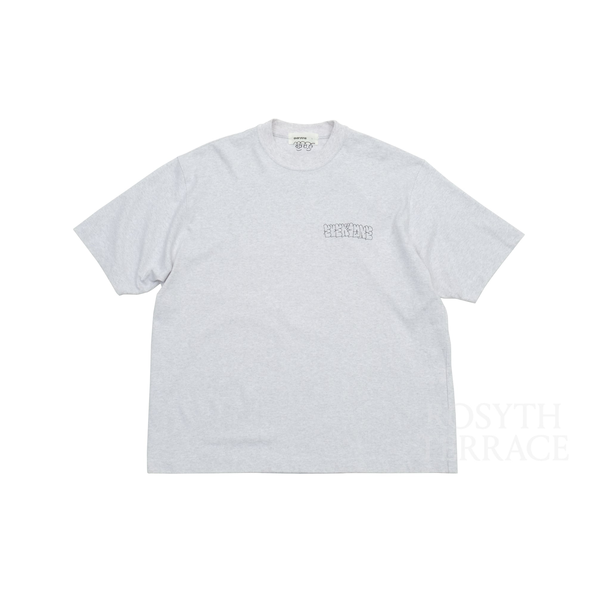 【everyone / J.30000 LOGO TEE (ASH GRAY) / SIZE L】