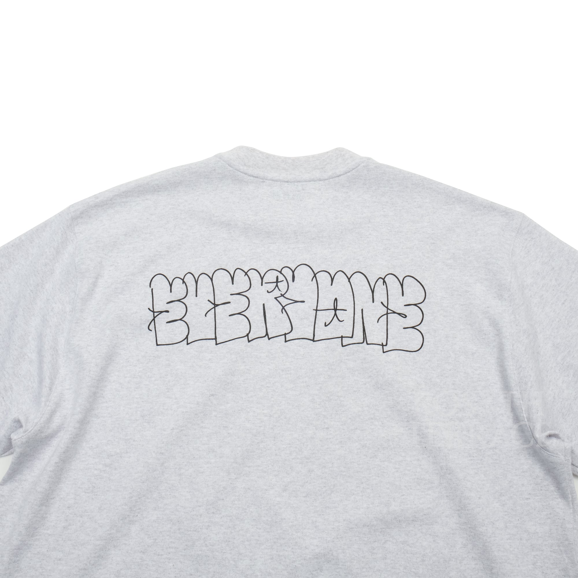 【everyone / J.30000 LOGO TEE (ASH GRAY) / SIZE L】