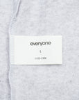 【everyone / J.30000 LOGO TEE (ASH GRAY) / SIZE L】