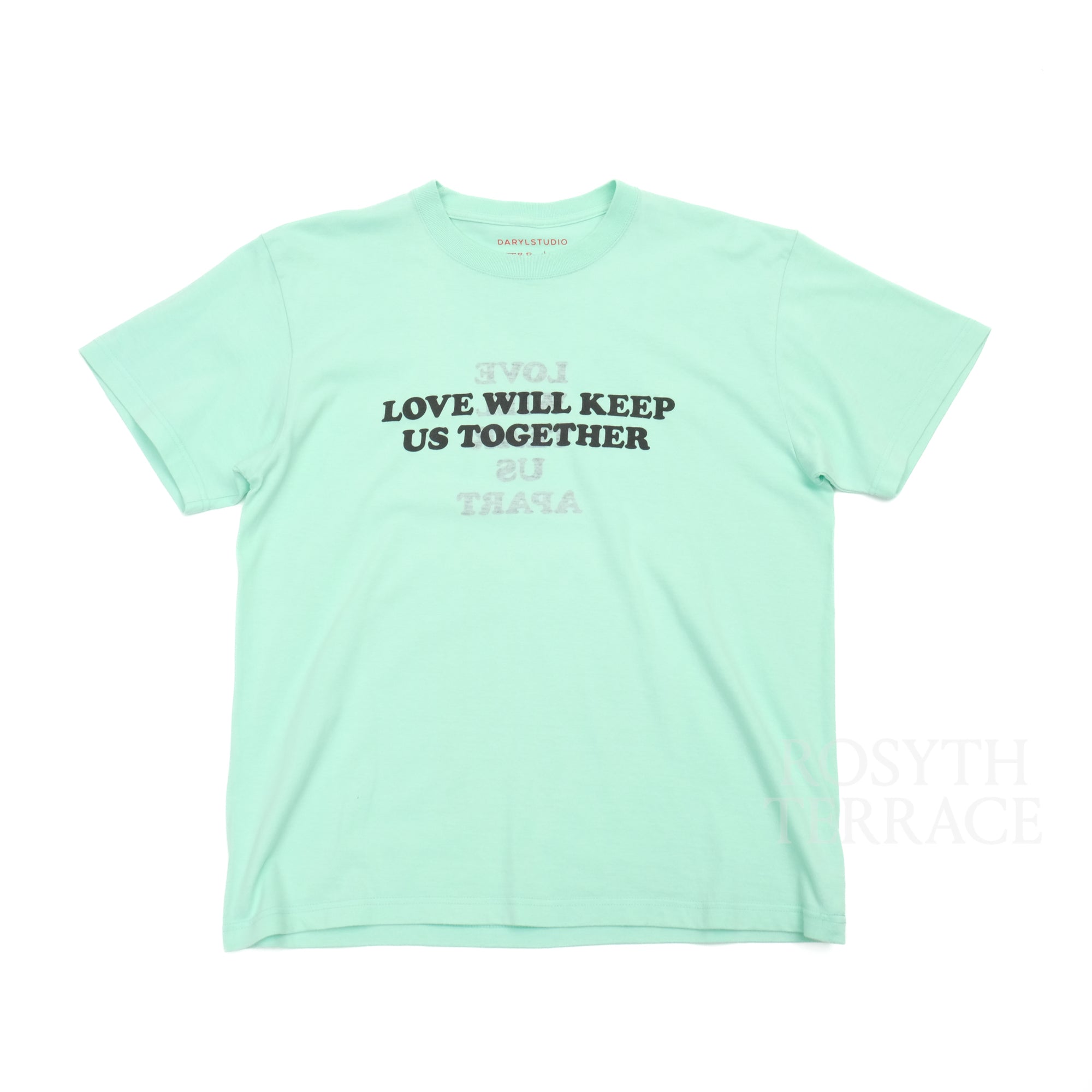 【ASTERISK x DARYL STUDIO + T.B.BROTHERS / LOVE TEE (MINT) / SIZE L】
